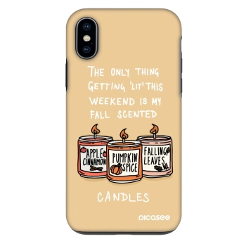 Ovitek za Apple iPhone X/XS - Candles