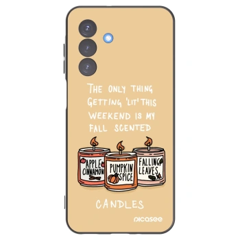 Picasee silikonski črni ovitek za Samsung Galaxy A17 5G - Candles