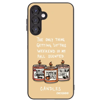 Picasee silikonski črni ovitek za Samsung Galaxy A16 4G - Candles