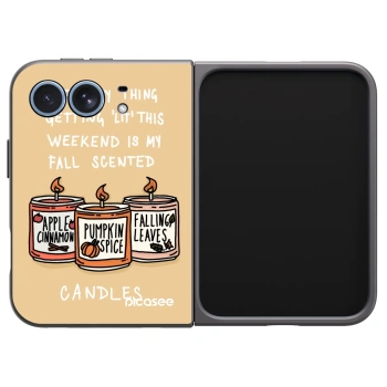 Picasee silikonski črni ovitek za Apple iPhone Duo - Candles