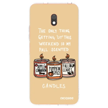Ovitek za Xiaomi Redmi 8A - Candles