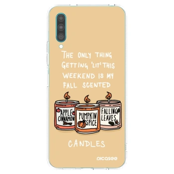 Picasee silikonski prozorni ovitek za Samsung Galaxy A30s A307F - Candles