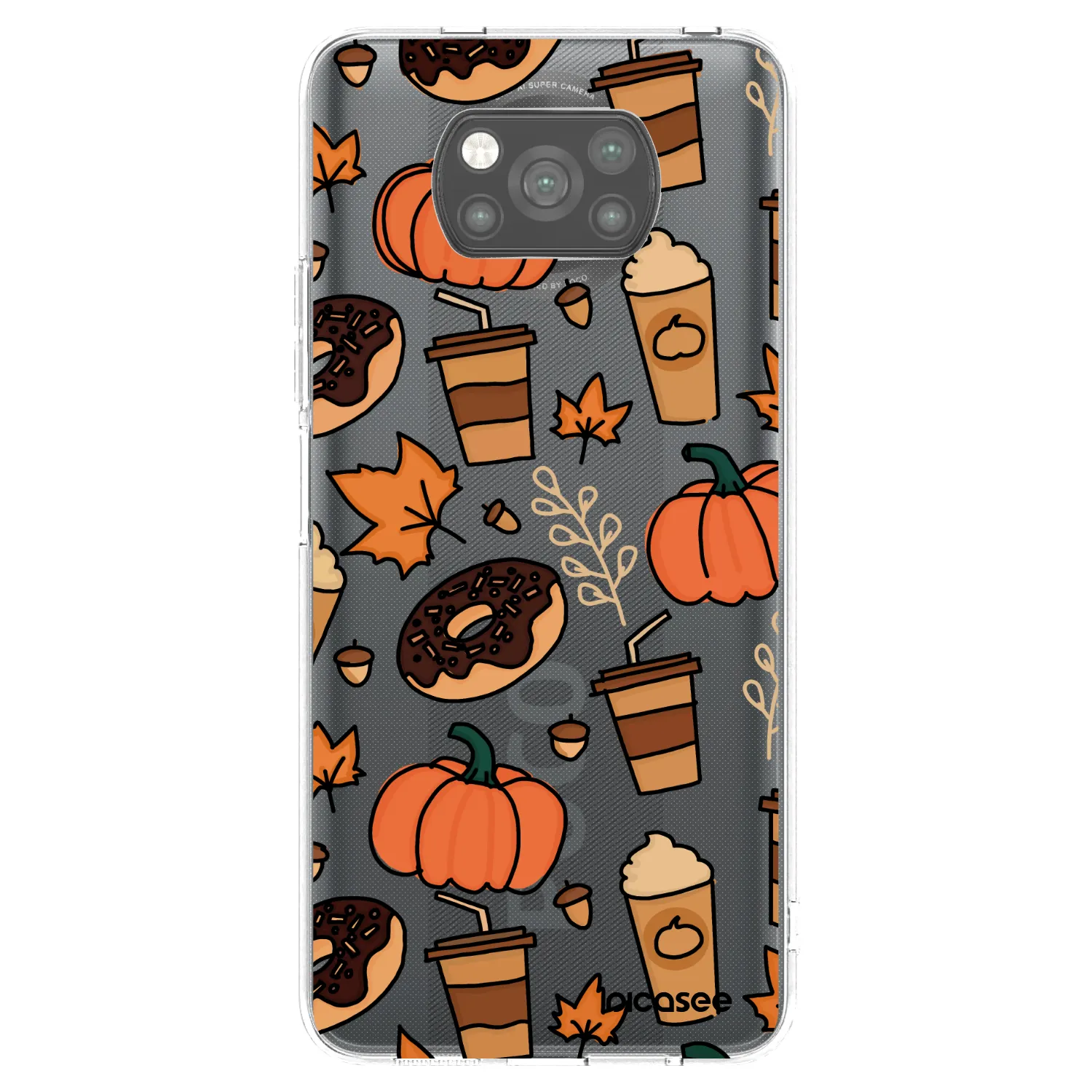 Picasee silikonski črni ovitek za Xiaomi Poco X3 - Fallovers