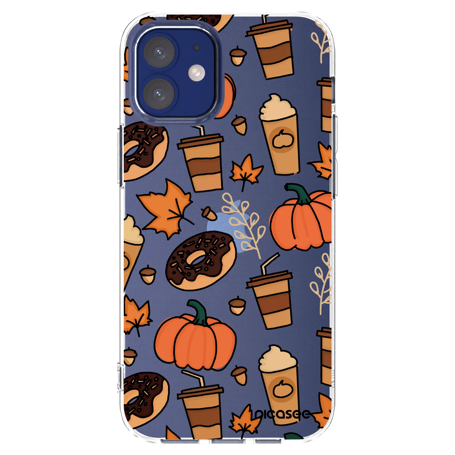 Picasee silikonski prozorni ovitek za Apple iPhone 12 mini - Fallovers