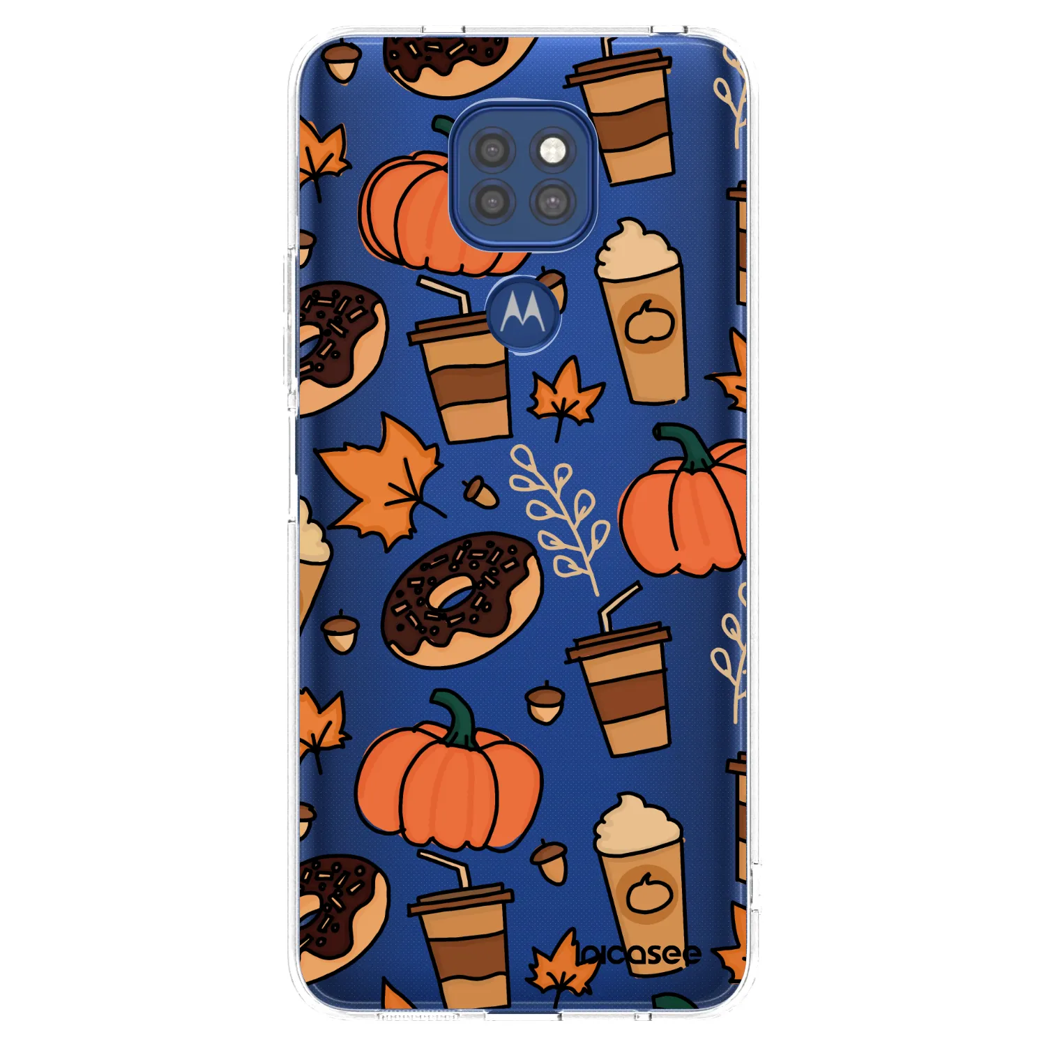 Picasee silikonski prozorni ovitek za Motorola Moto G9 Play - Fallovers