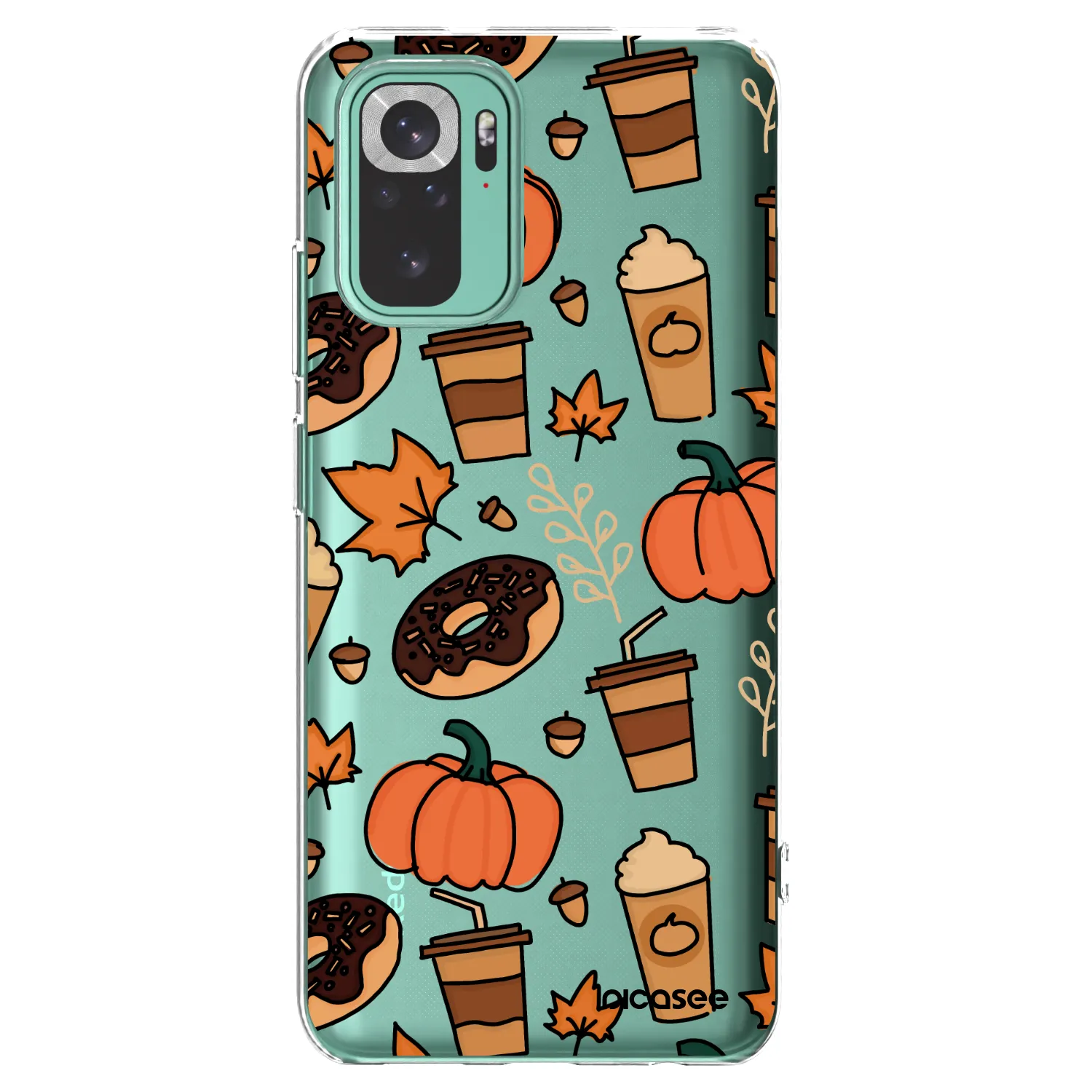 Picasee silikonski prozorni ovitek za Xiaomi Redmi Note 10 Pro - Fallovers