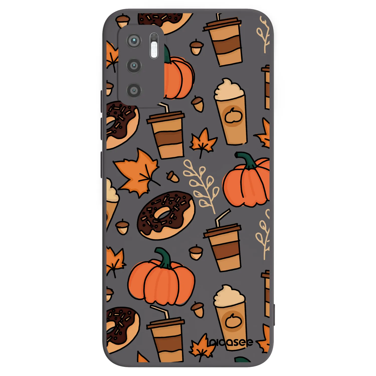 Picasee silikonski črni ovitek za Xiaomi Redmi Note 10 5G - Fallovers