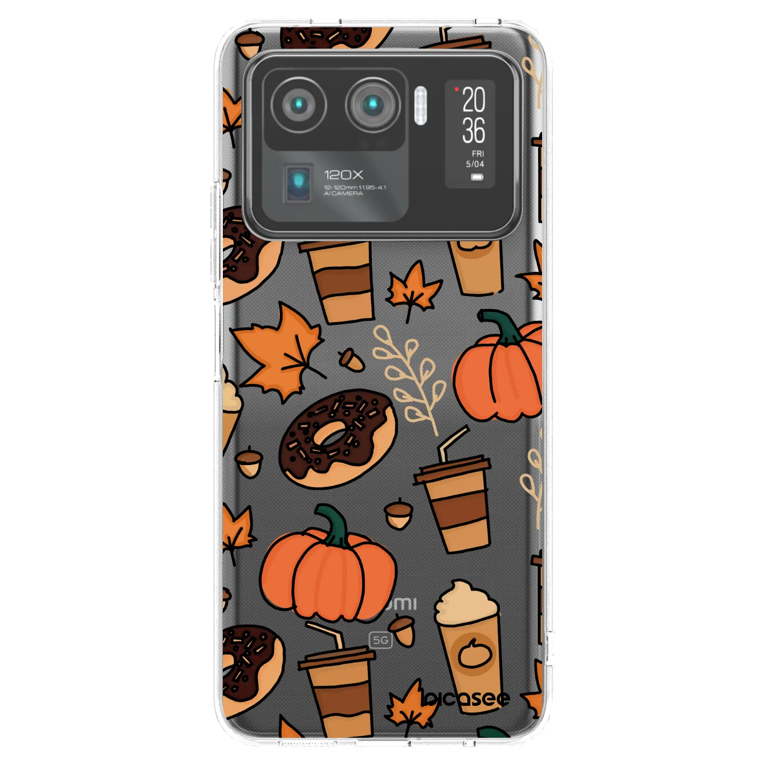 Picasee silikonski prozorni ovitek za Xiaomi Mi 11 Ultra - Fallovers