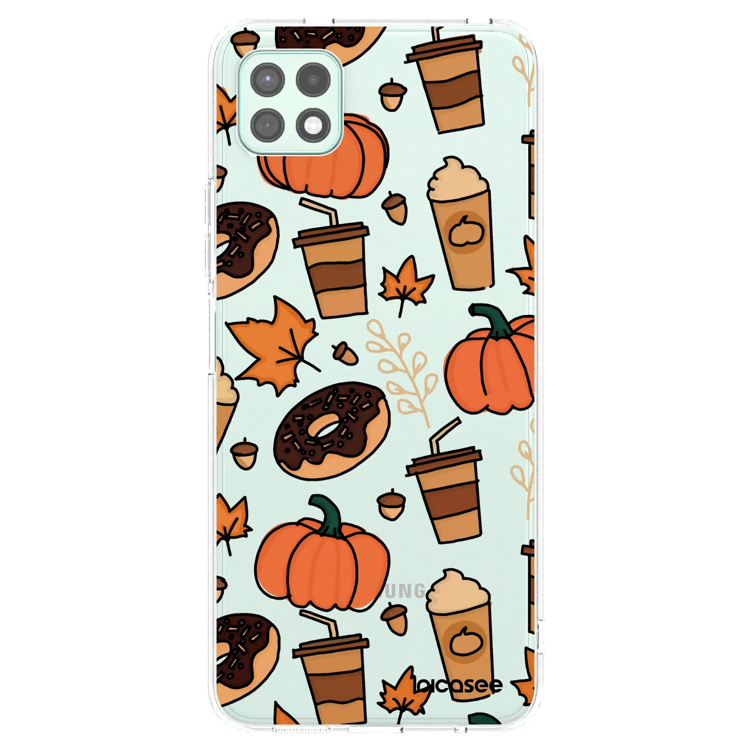 Picasee silikonski prozorni ovitek za Samsung Galaxy A22 A226B 5G - Fallovers