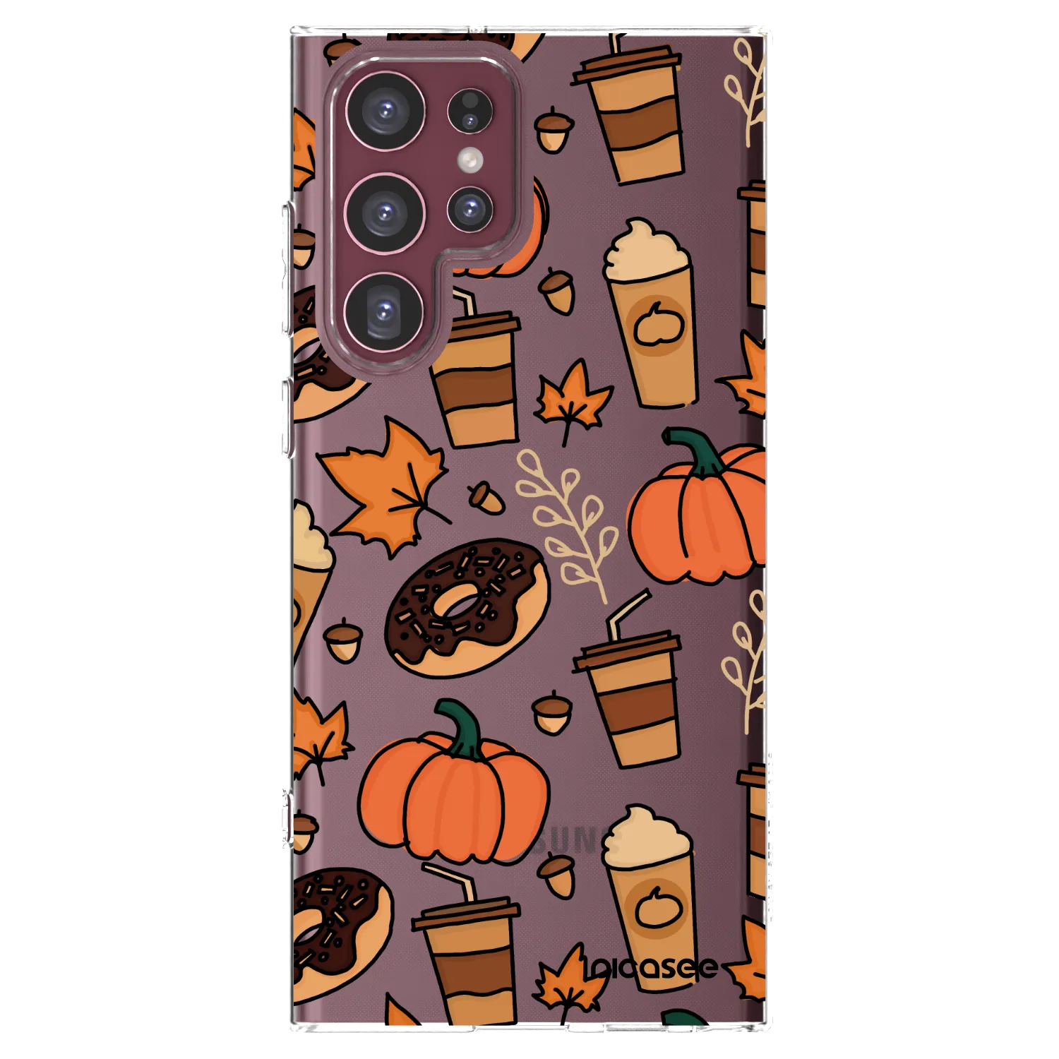 Picasee silikonski prozorni ovitek za Samsung Galaxy S22 Ultra 5G - Fallovers