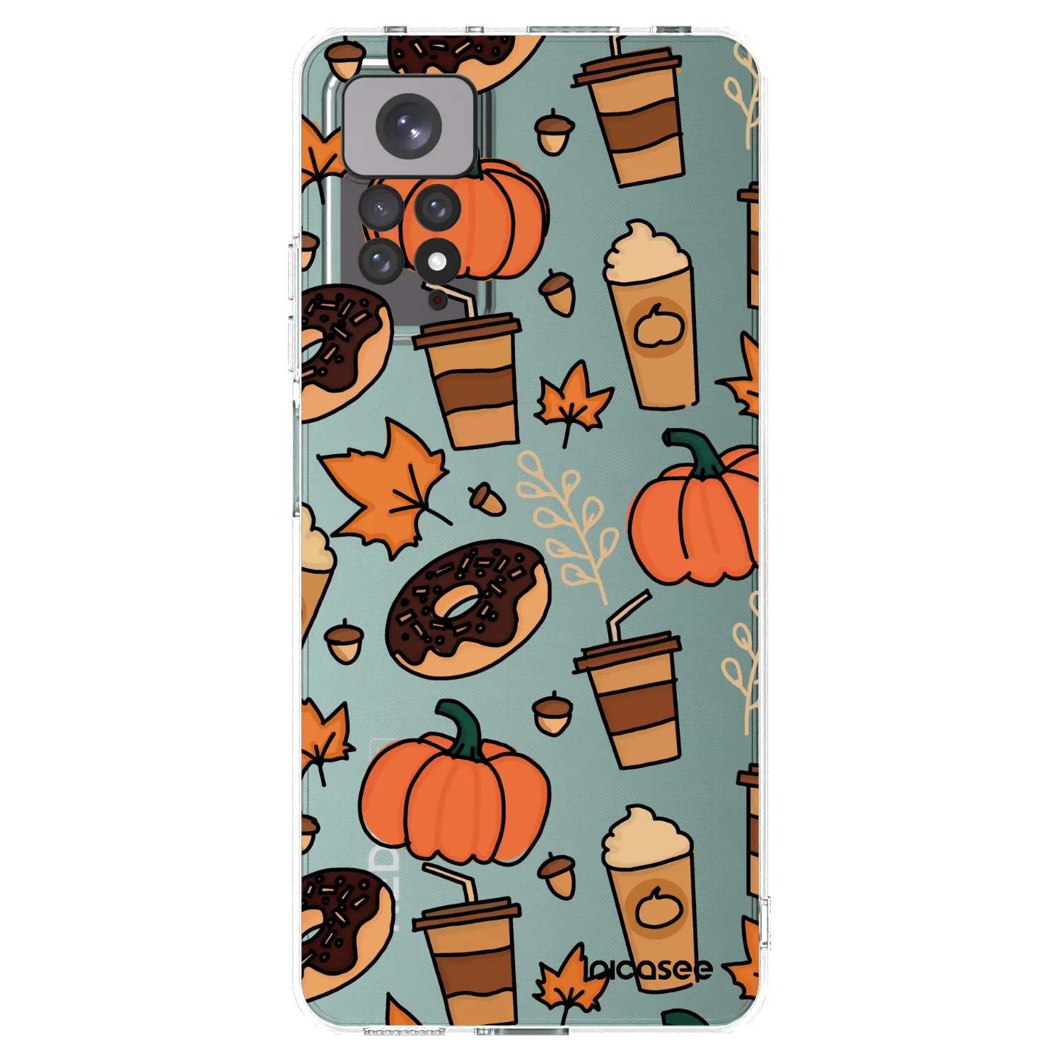 Picasee silikonski prozorni ovitek za Xiaomi Redmi Note 11 - Fallovers