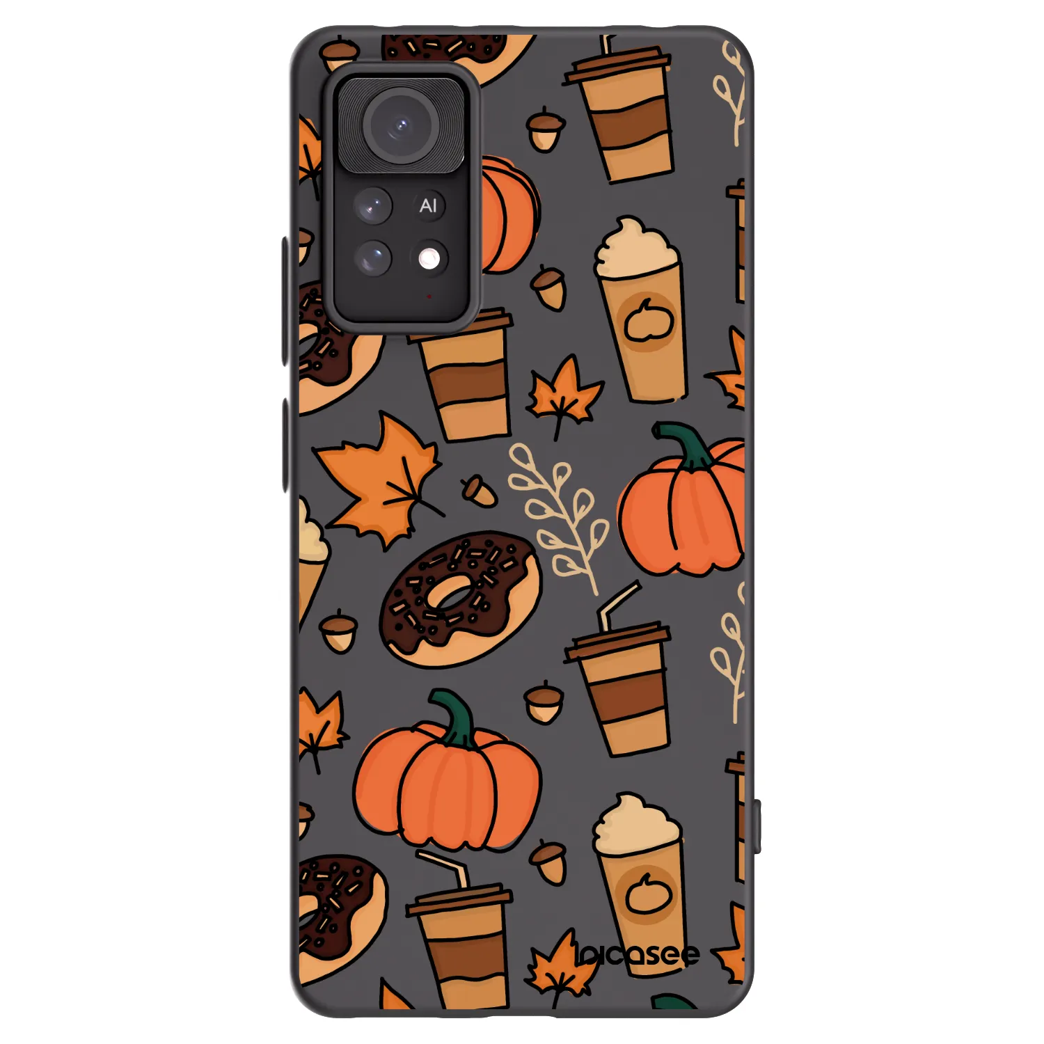 Picasee silikonski črni ovitek za Xiaomi Redmi Note 11 Pro - Fallovers