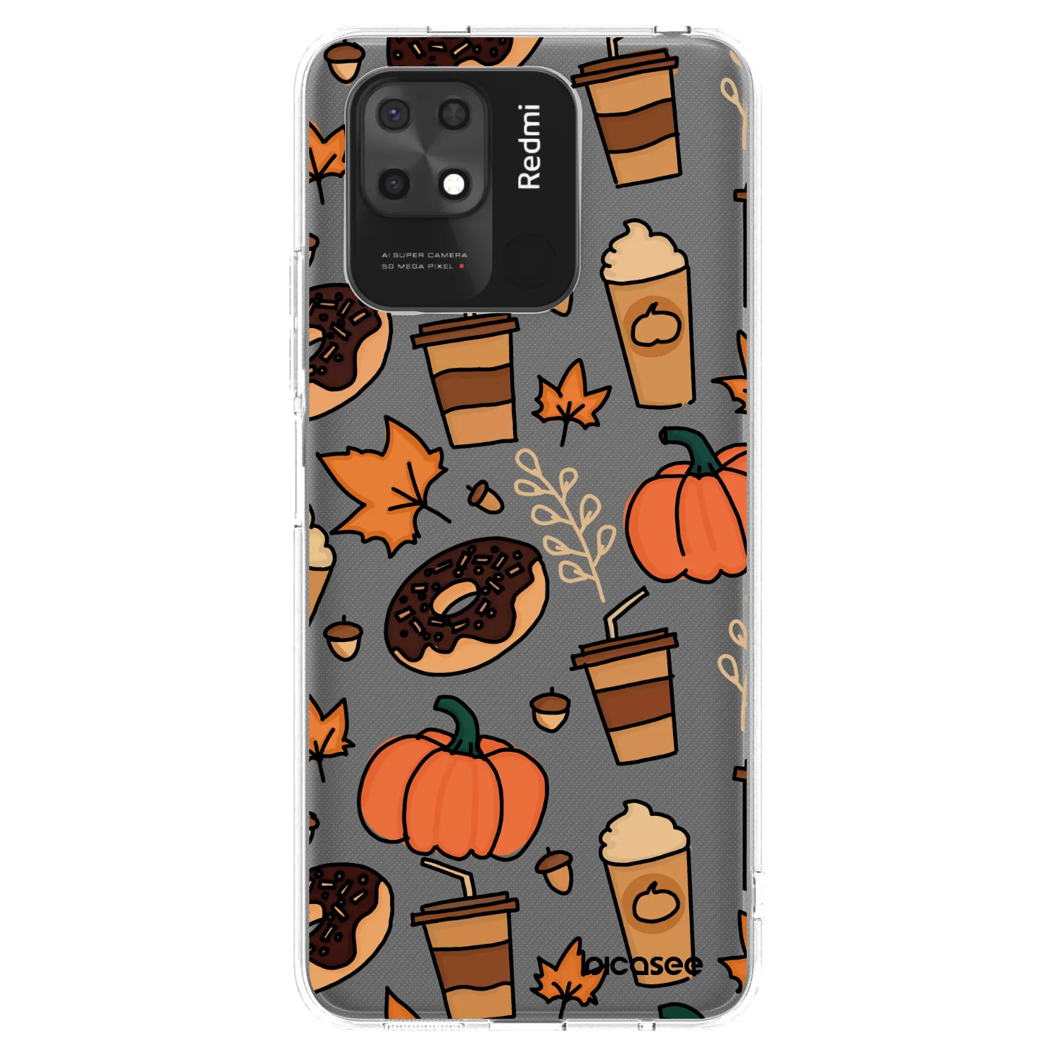Picasee silikonski prozorni ovitek za Xiaomi Redmi 10C - Fallovers