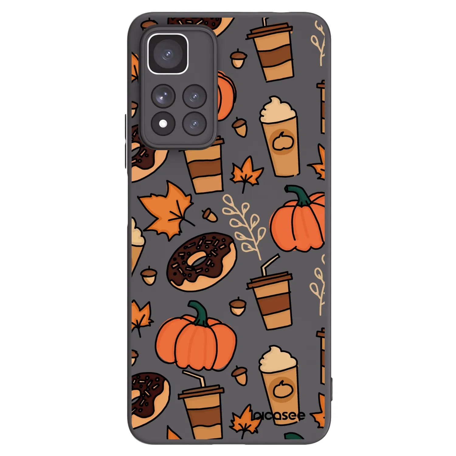 Picasee silikonski črni ovitek za Xiaomi Redmi Note 11 Pro+ 5G - Fallovers