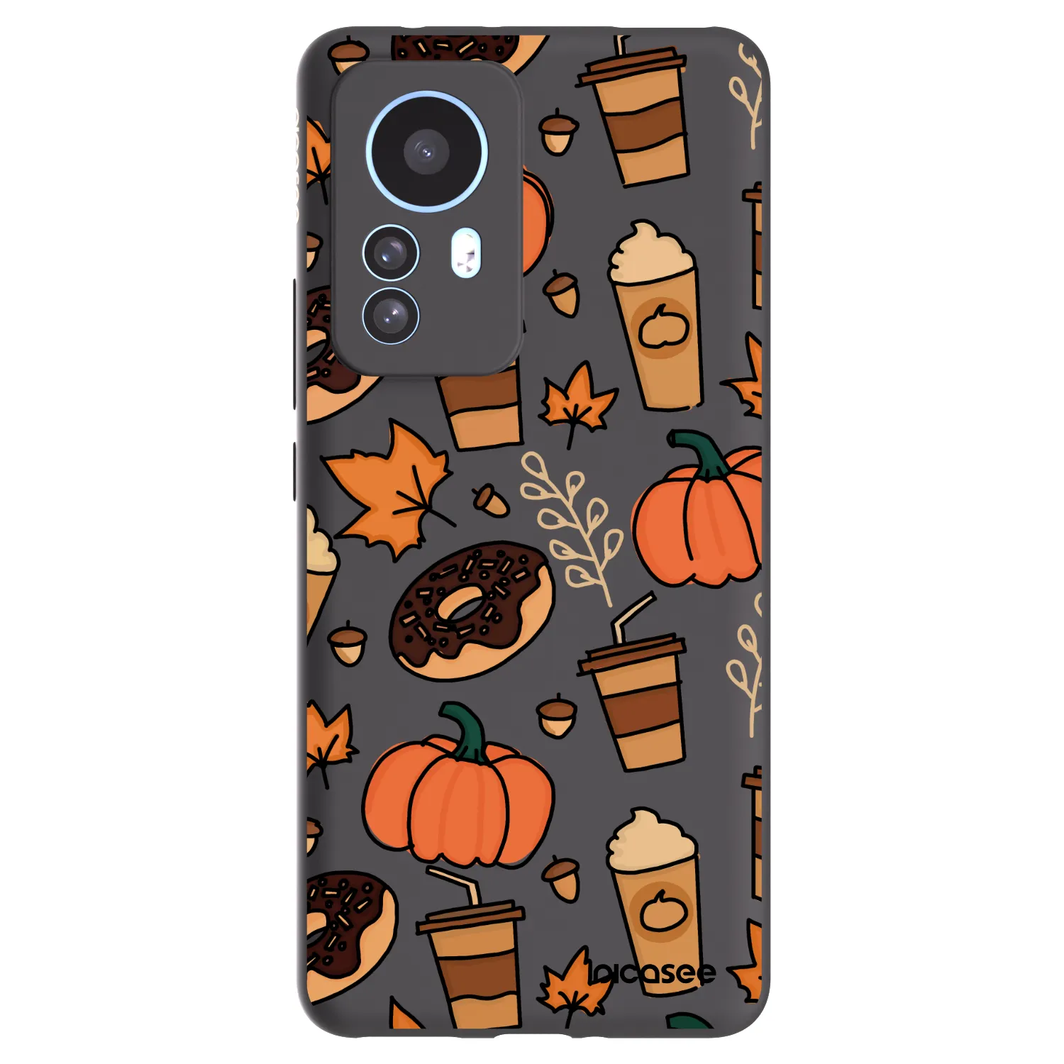 Picasee silikonski črni ovitek za Xiaomi 12T - Fallovers