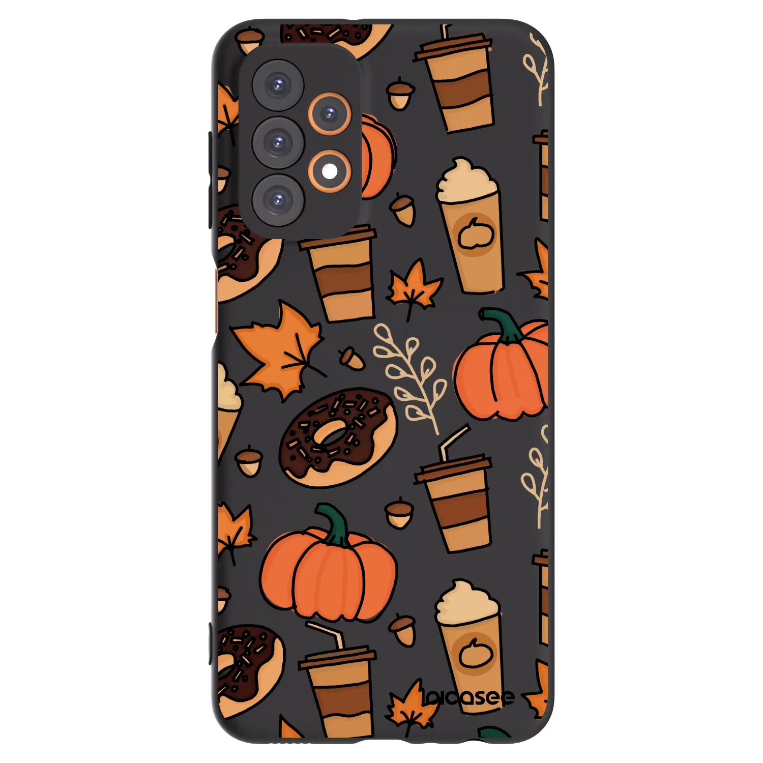 Picasee silikonski črni ovitek za Samsung Galaxy A23 A236B 5G - Fallovers