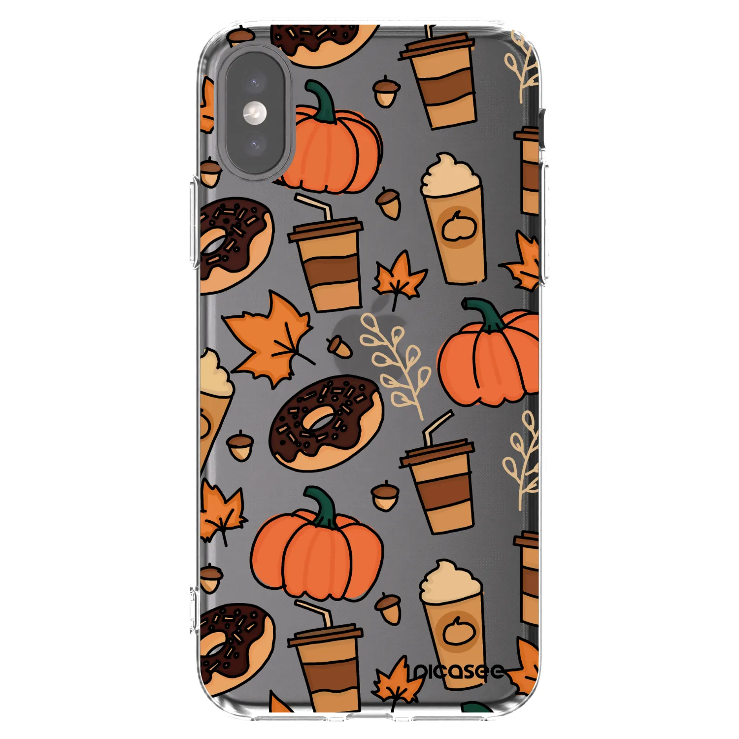 Picasee silikonski prozorni ovitek za Apple iPhone X/XS - Fallovers