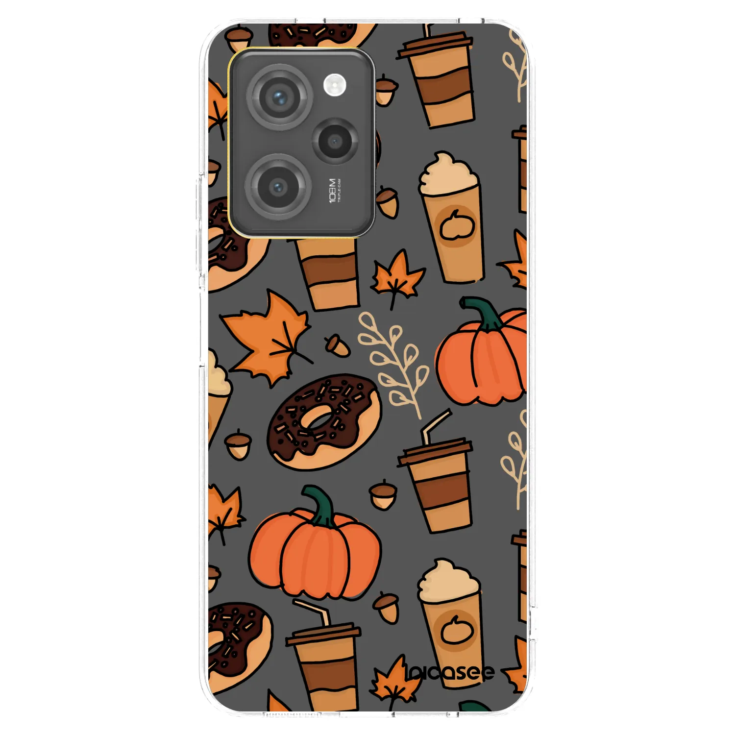 Picasee silikonski črni ovitek za Xiaomi Poco X5 Pro - Fallovers