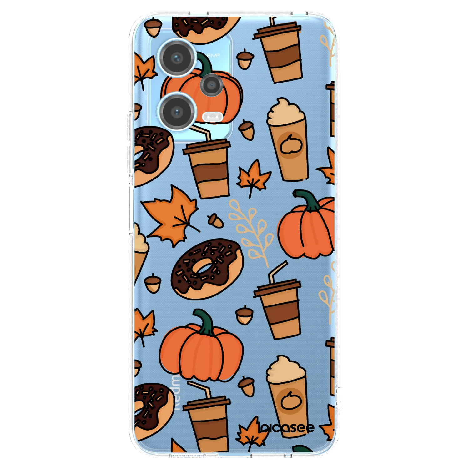 Picasee silikonski prozorni ovitek za Xiaomi Redmi Note 12 5G - Fallovers