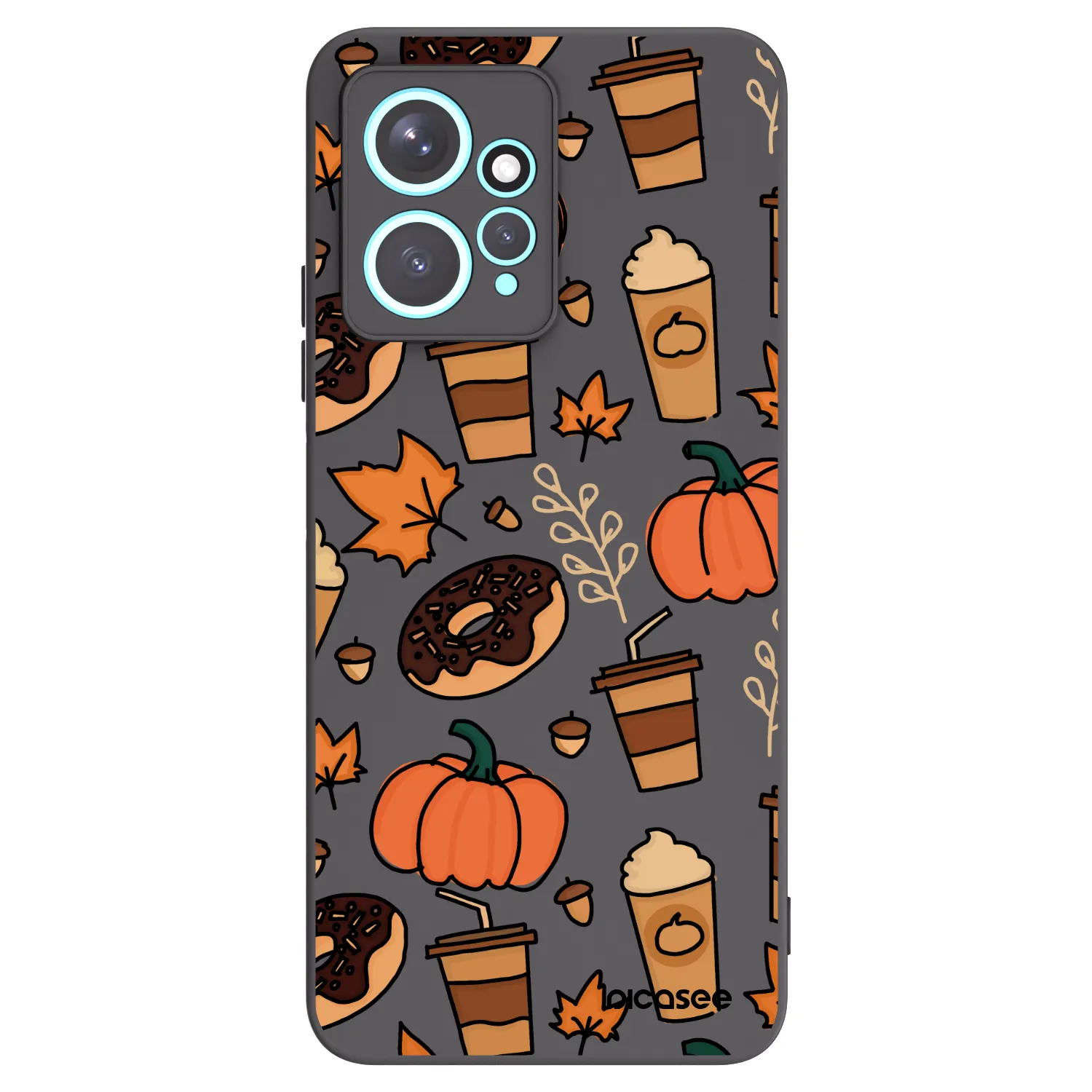 Picasee silikonski črni ovitek za Xiaomi Redmi Note 12 4G - Fallovers