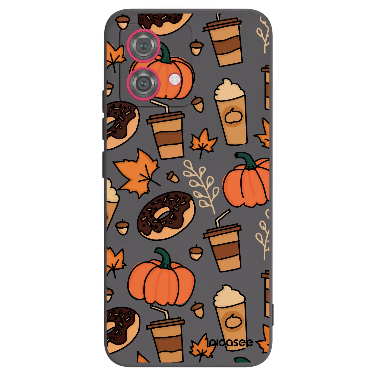 Picasee silikonski črni ovitek za Motorola Moto G84 5G - Fallovers