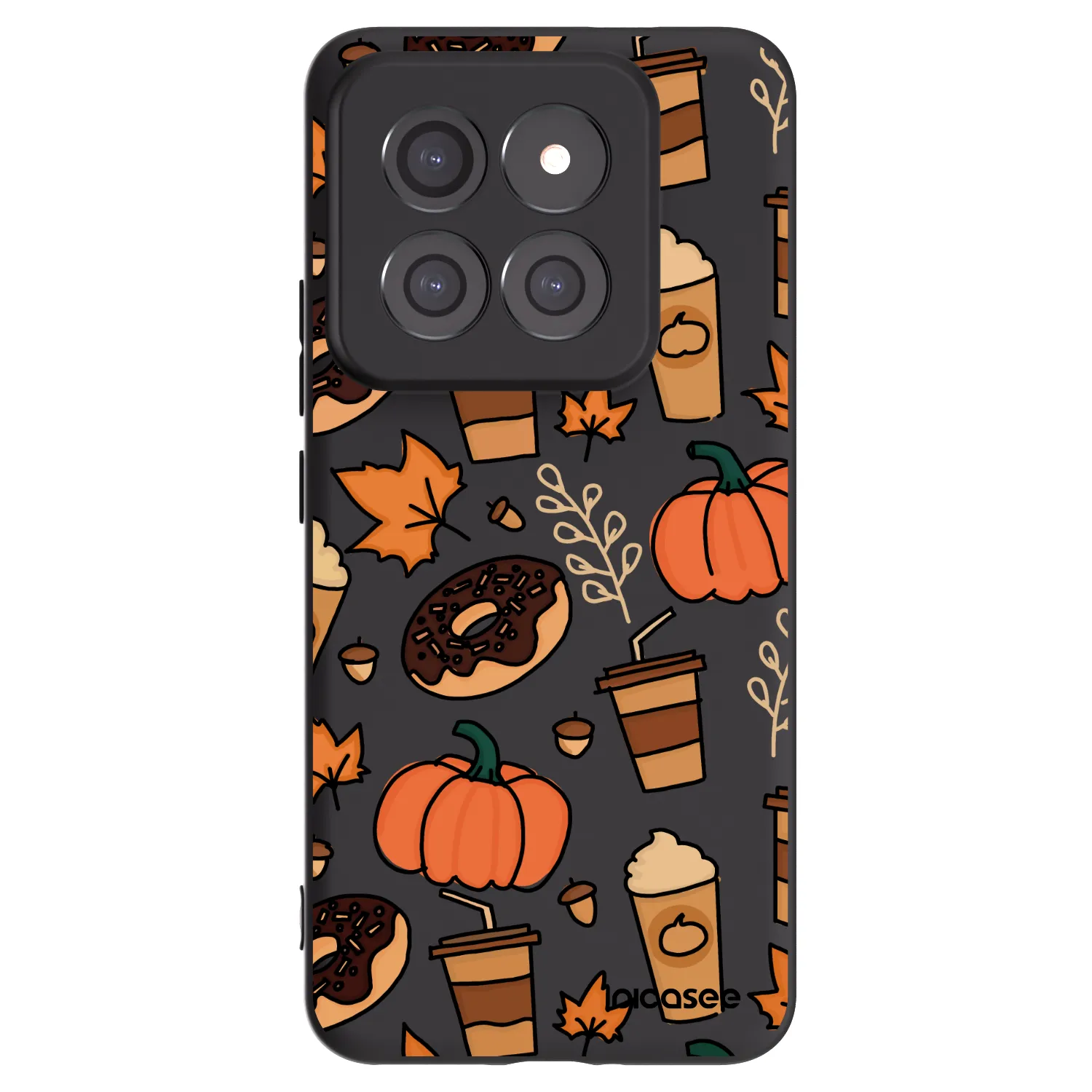 Picasee silikonski črni ovitek za Xiaomi 14 Pro - Fallovers