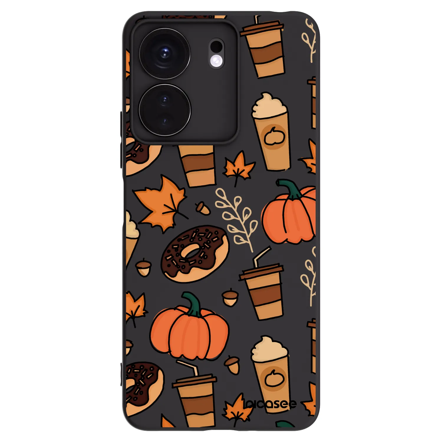 Picasee silikonski črni ovitek za Xiaomi Redmi 13C 4G - Fallovers
