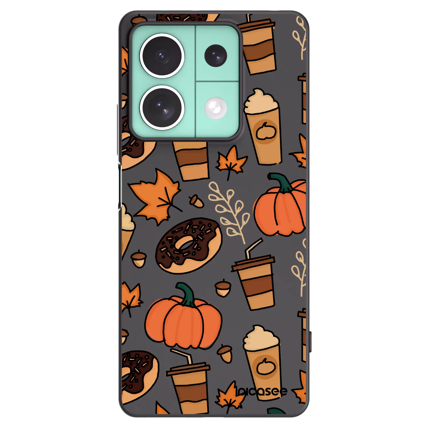 Picasee silikonski črni ovitek za Xiaomi Redmi Note 13 5G - Fallovers