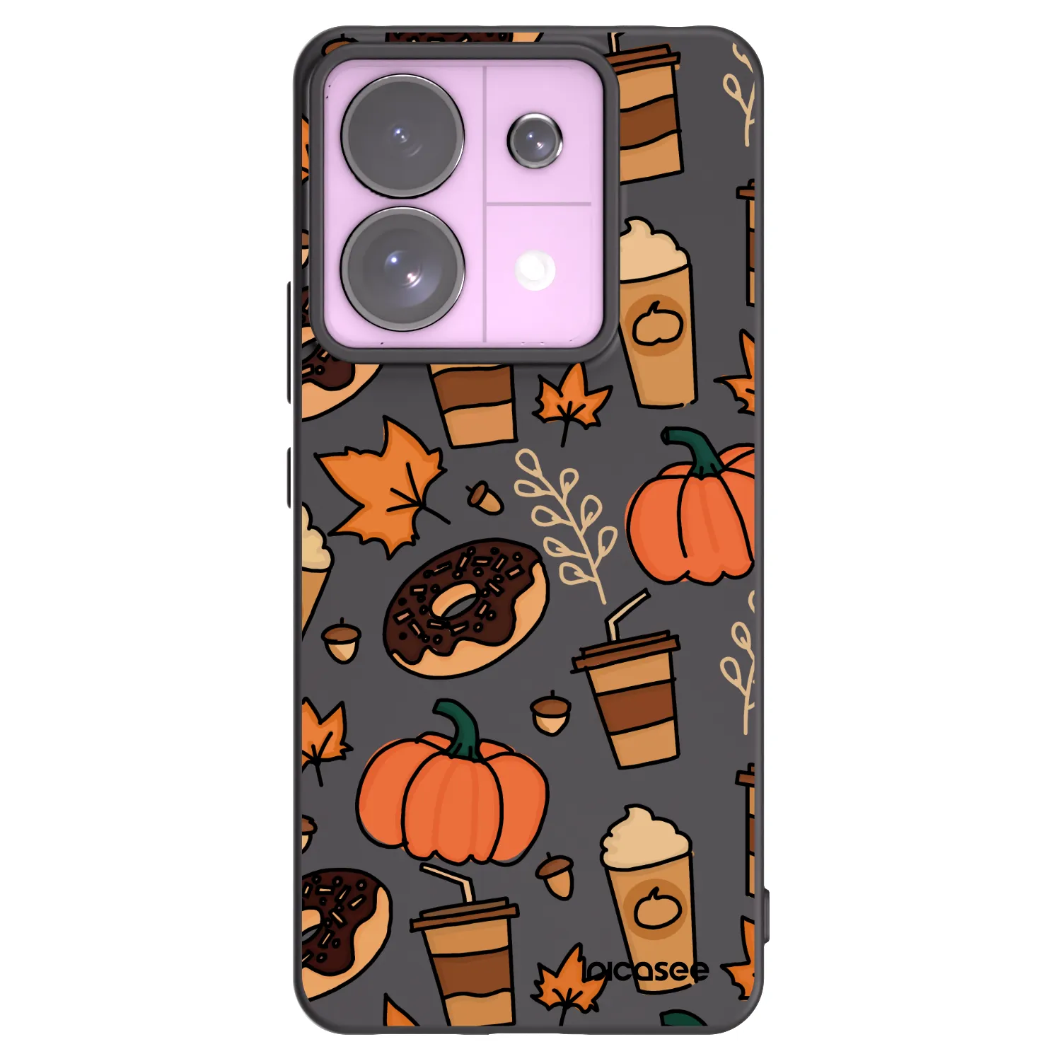 Picasee silikonski črni ovitek za Xiaomi Redmi Note 13 Pro 5G - Fallovers