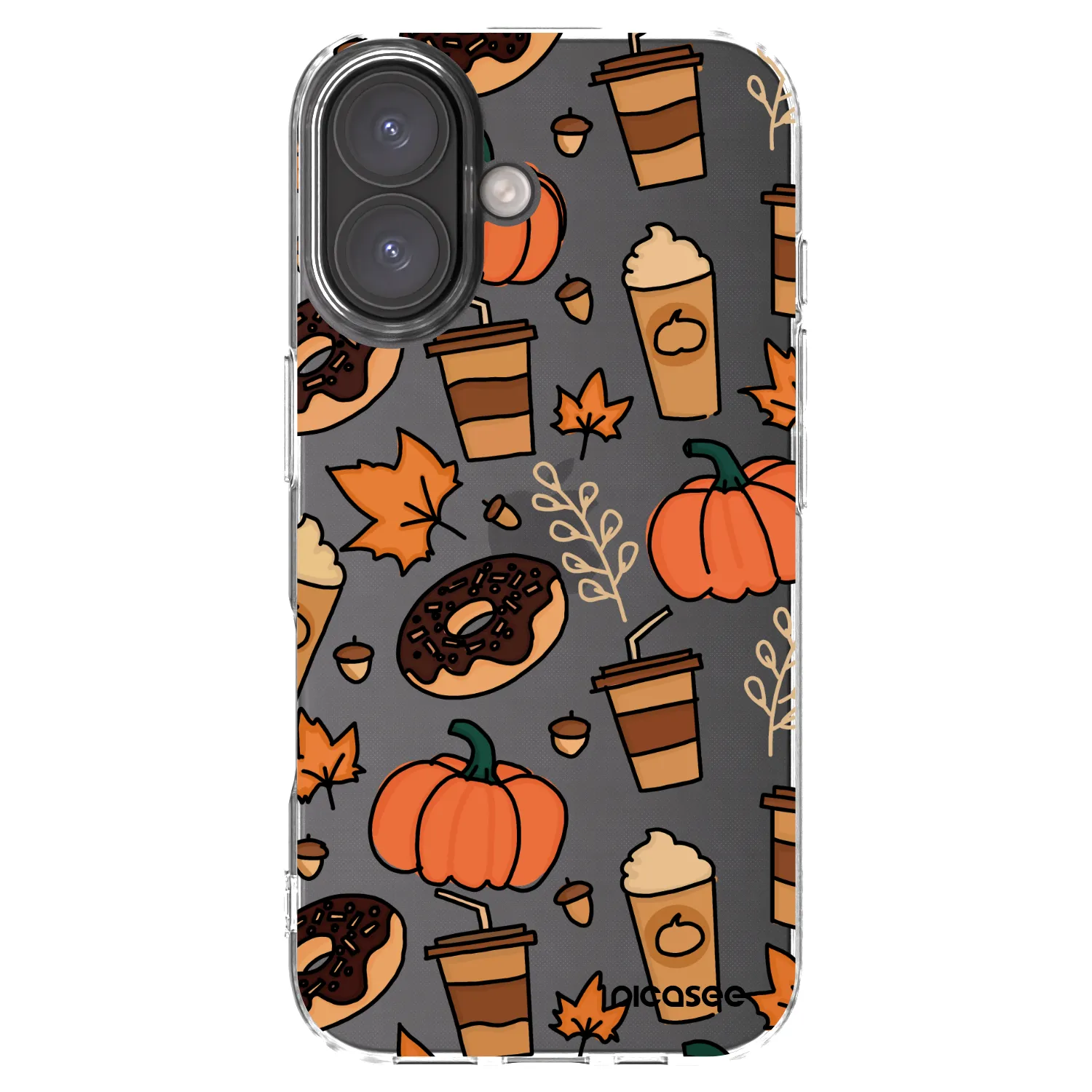 Picasee silikonski prozorni ovitek za Apple iPhone 16 - Fallovers
