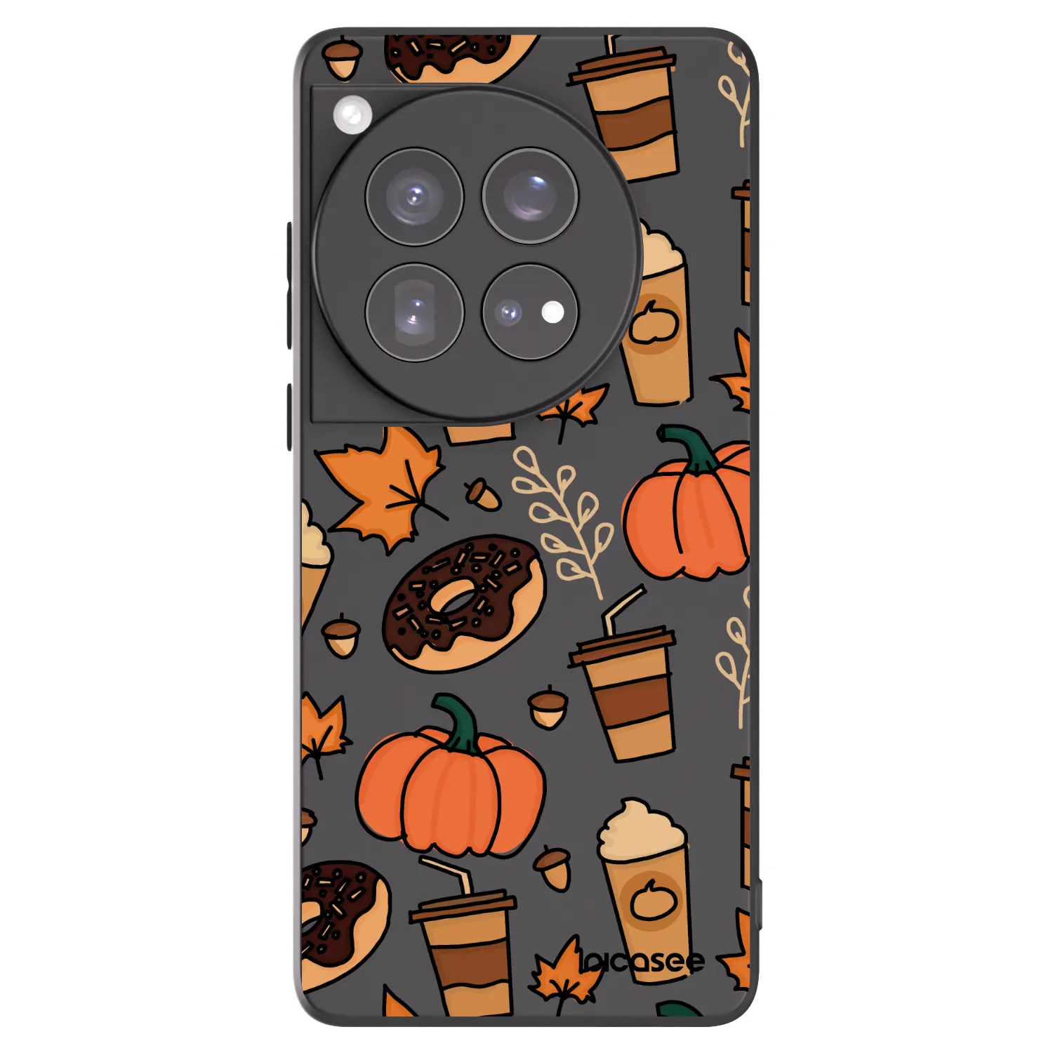 Picasee silikonski črni ovitek za OnePlus 12 5G - Fallovers