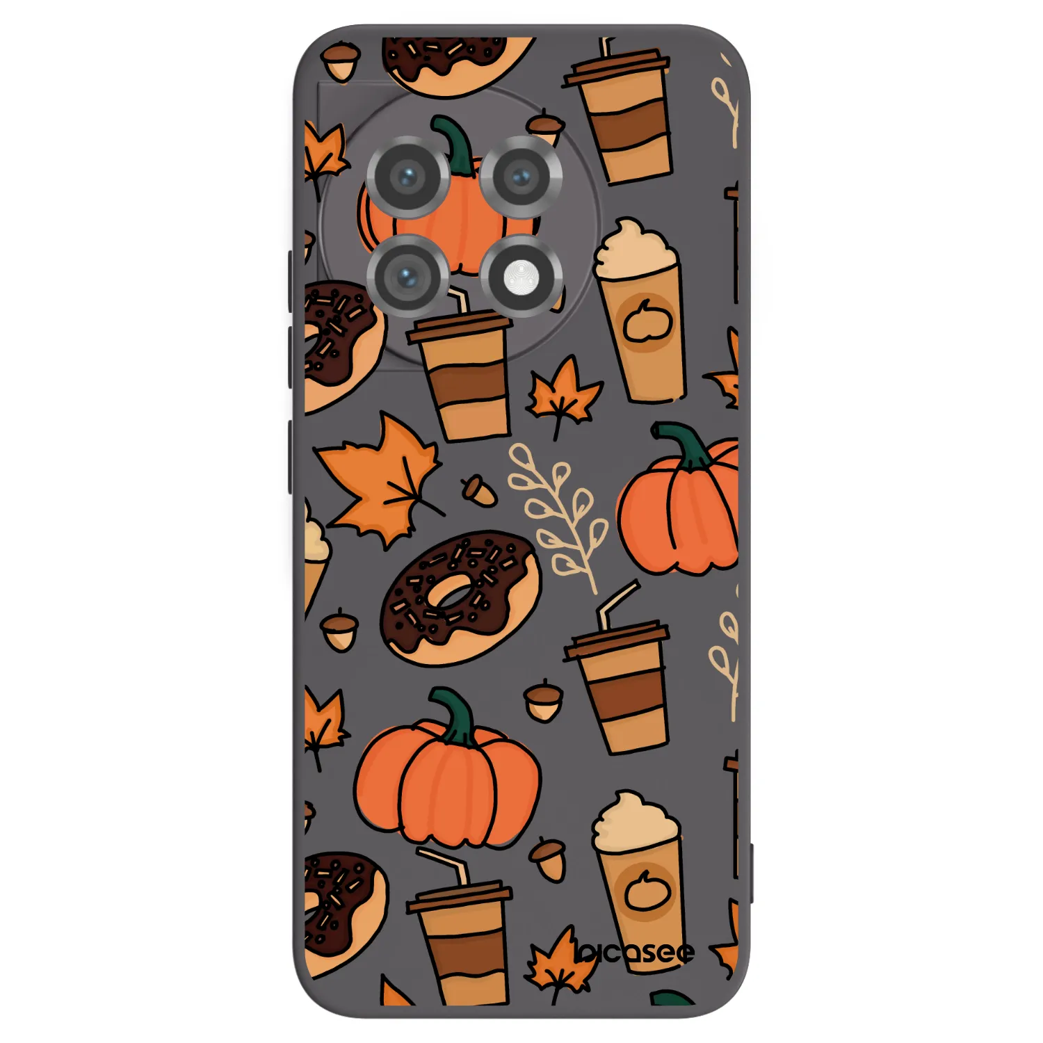 Picasee silikonski črni ovitek za OnePlus 11 5G - Fallovers