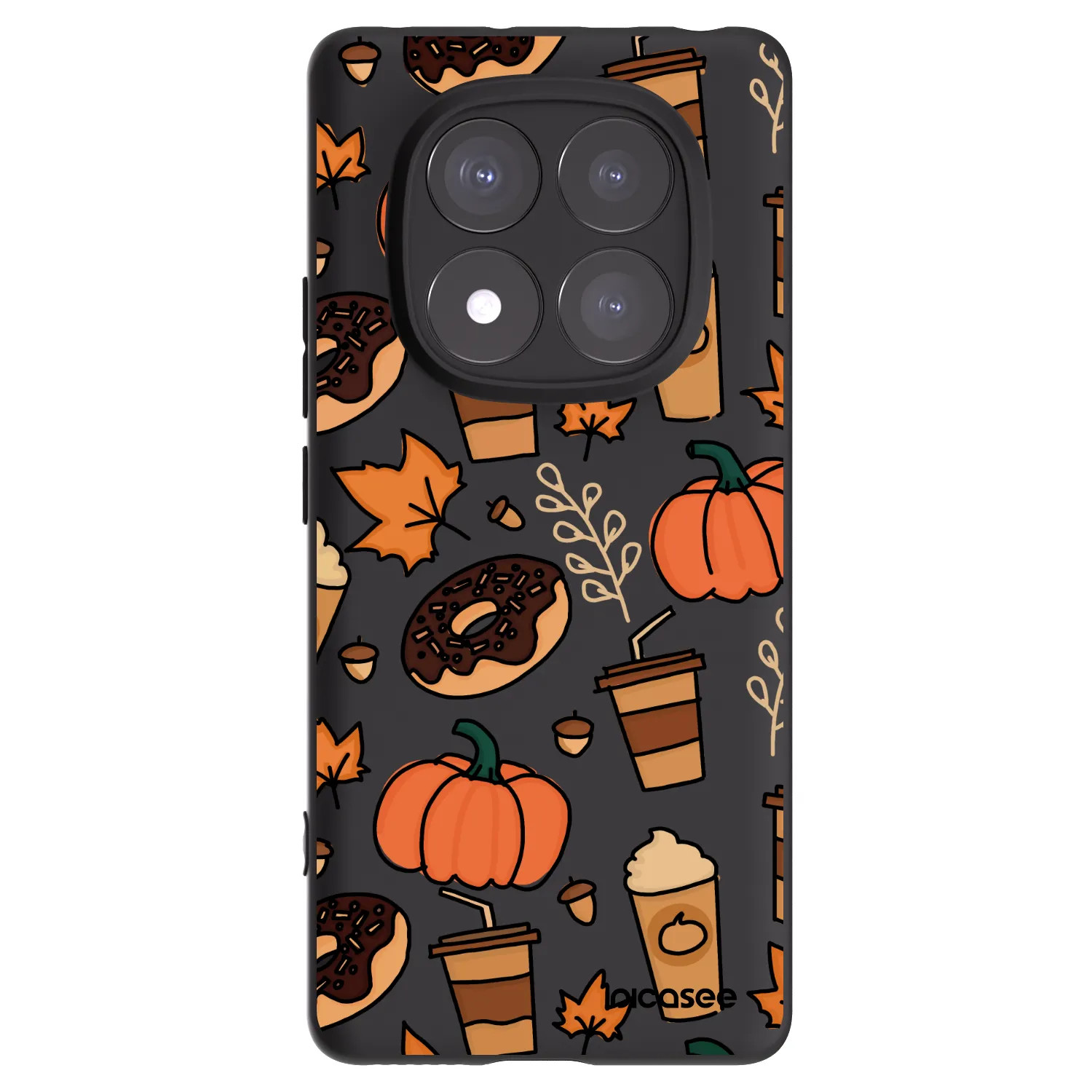 Picasee silikonski črni ovitek za Xiaomi Redmi Note 14 Pro 5G - Fallovers