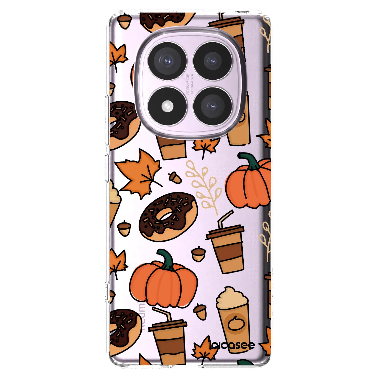 Picasee silikonski prozorni ovitek za Xiaomi Redmi Note 14 Pro 5G - Fallovers