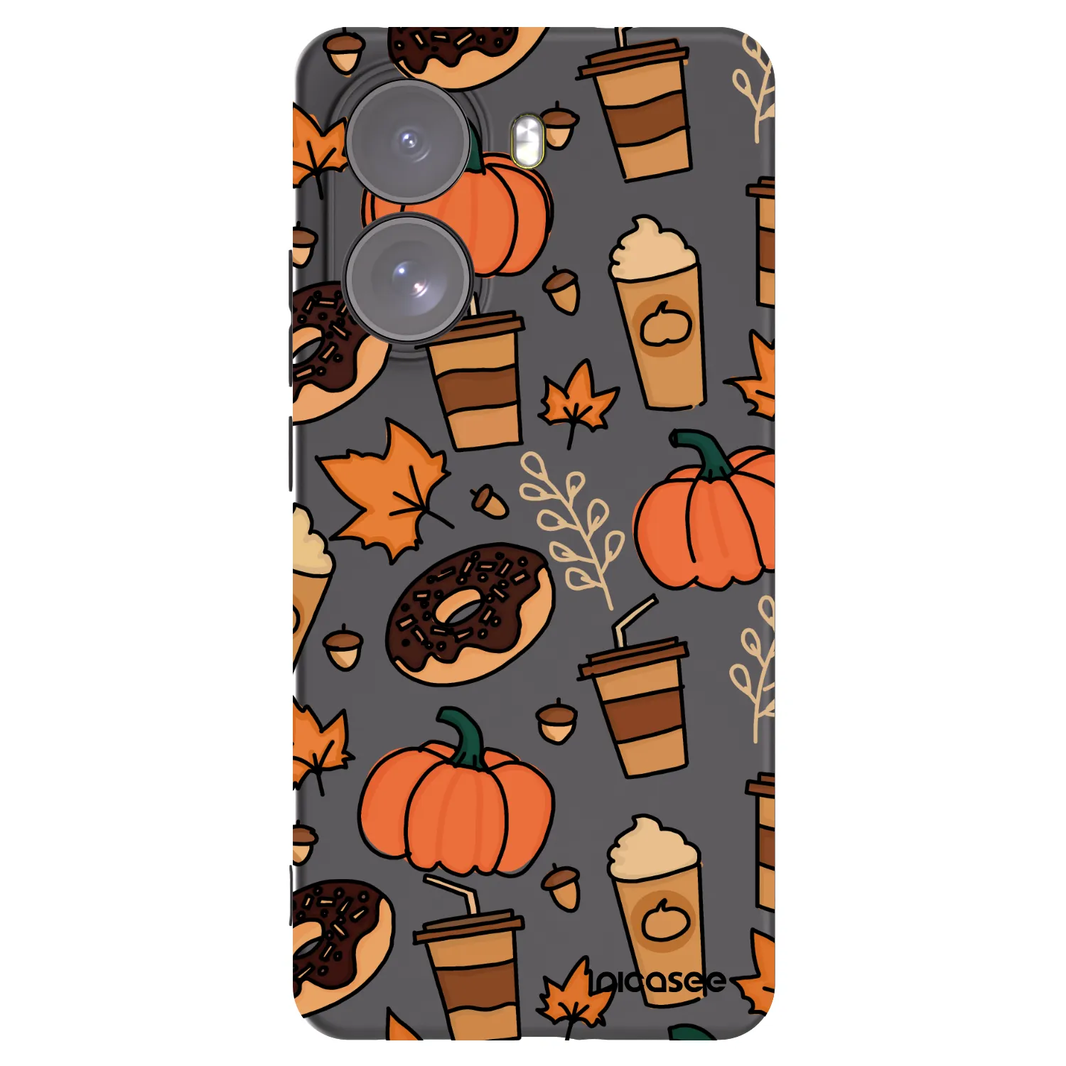Picasee silikonski črni ovitek za Xiaomi Poco X7 - Fallovers