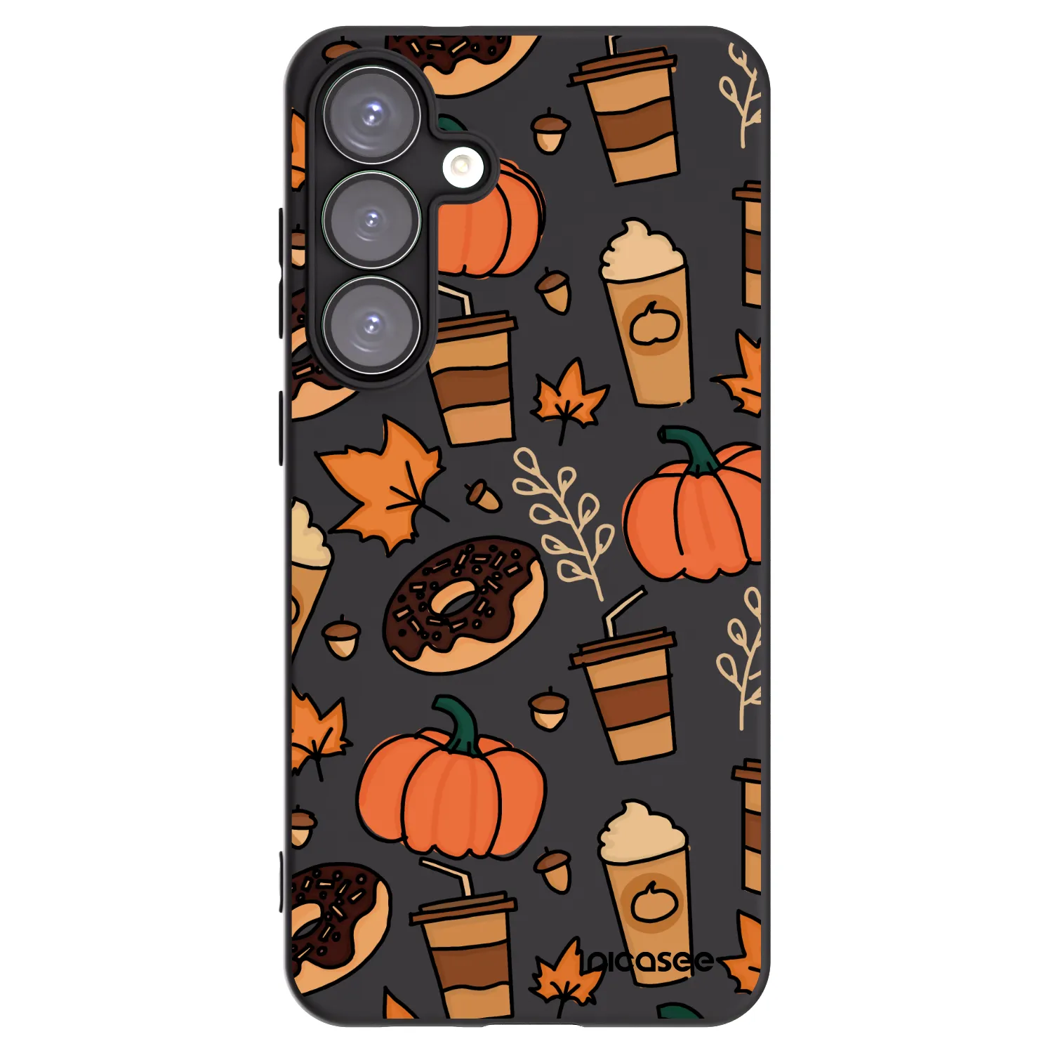 Picasee silikonski črni ovitek za Samsung Galaxy S25+ 5G - Fallovers