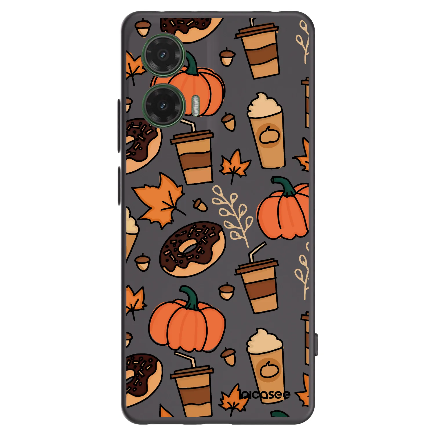Picasee silikonski črni ovitek za Motorola Moto G35 5G - Fallovers