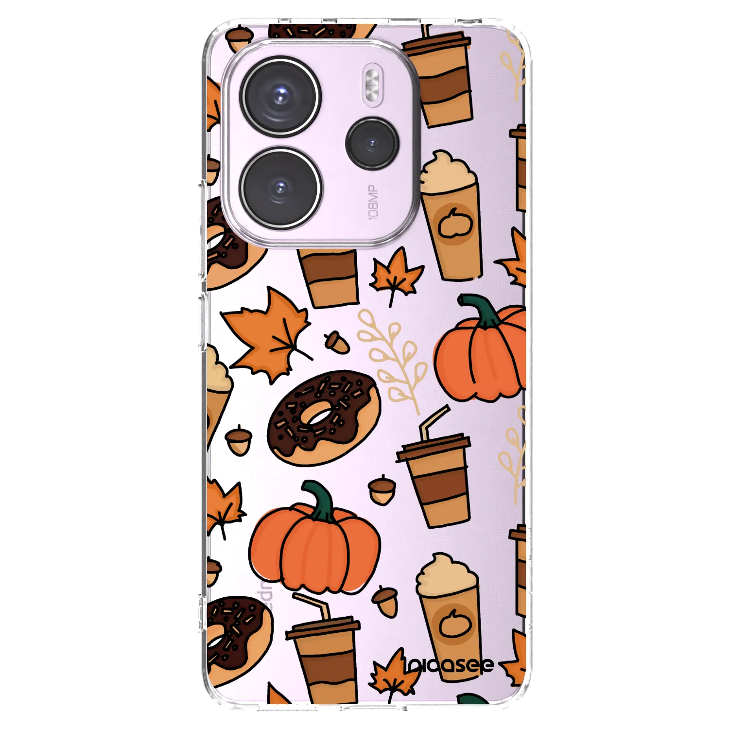 Picasee silikonski prozorni ovitek za Xiaomi Redmi Note 14 4G - Fallovers