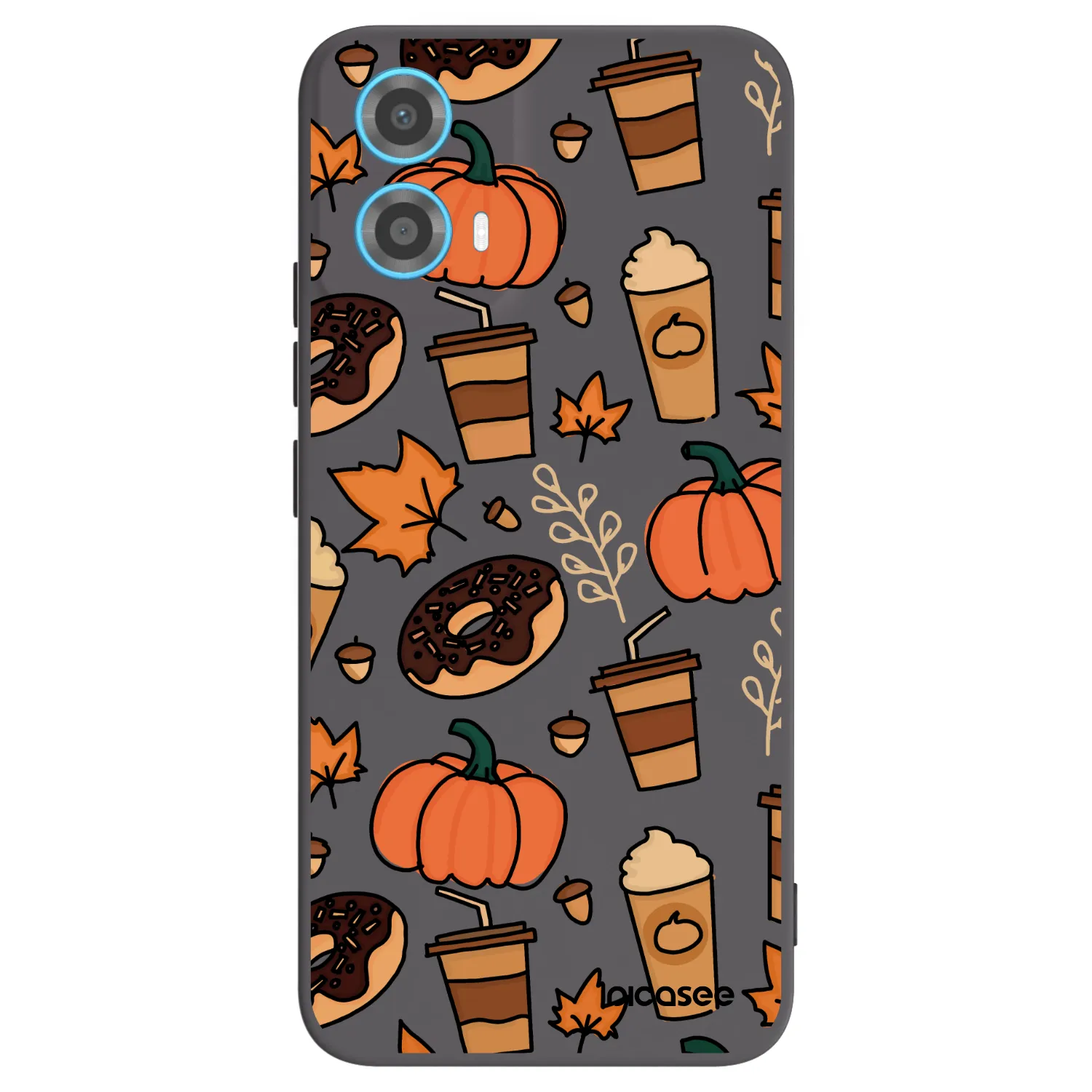Picasee silikonski črni ovitek za Motorola Moto G34 5G - Fallovers