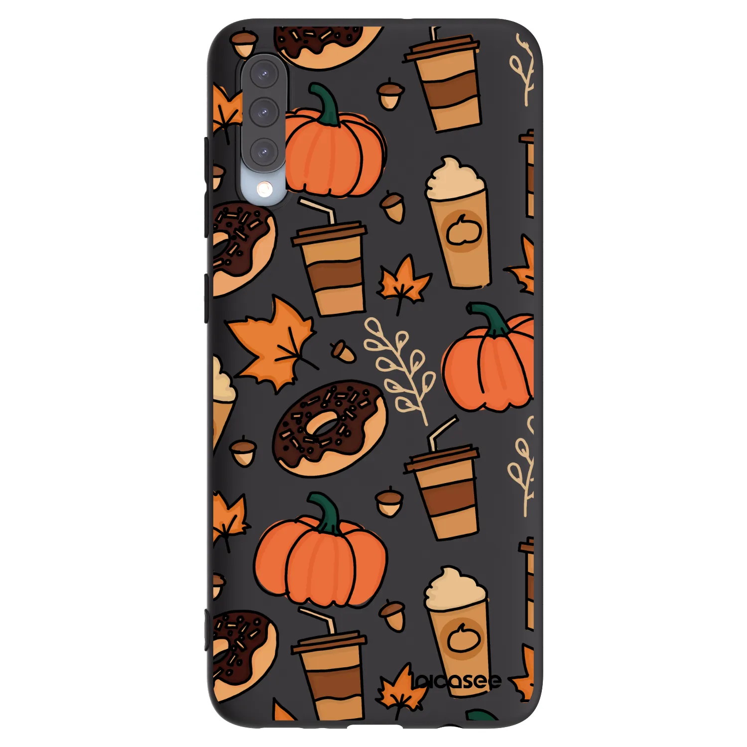 Picasee silikonski črni ovitek za Samsung Galaxy A70 A705F - Fallovers