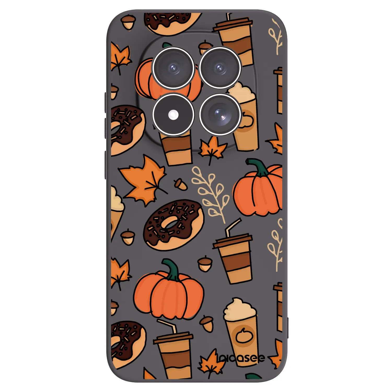 Picasee silikonski črni ovitek za Xiaomi Redmi Note 15 Pro 4G - Fallovers