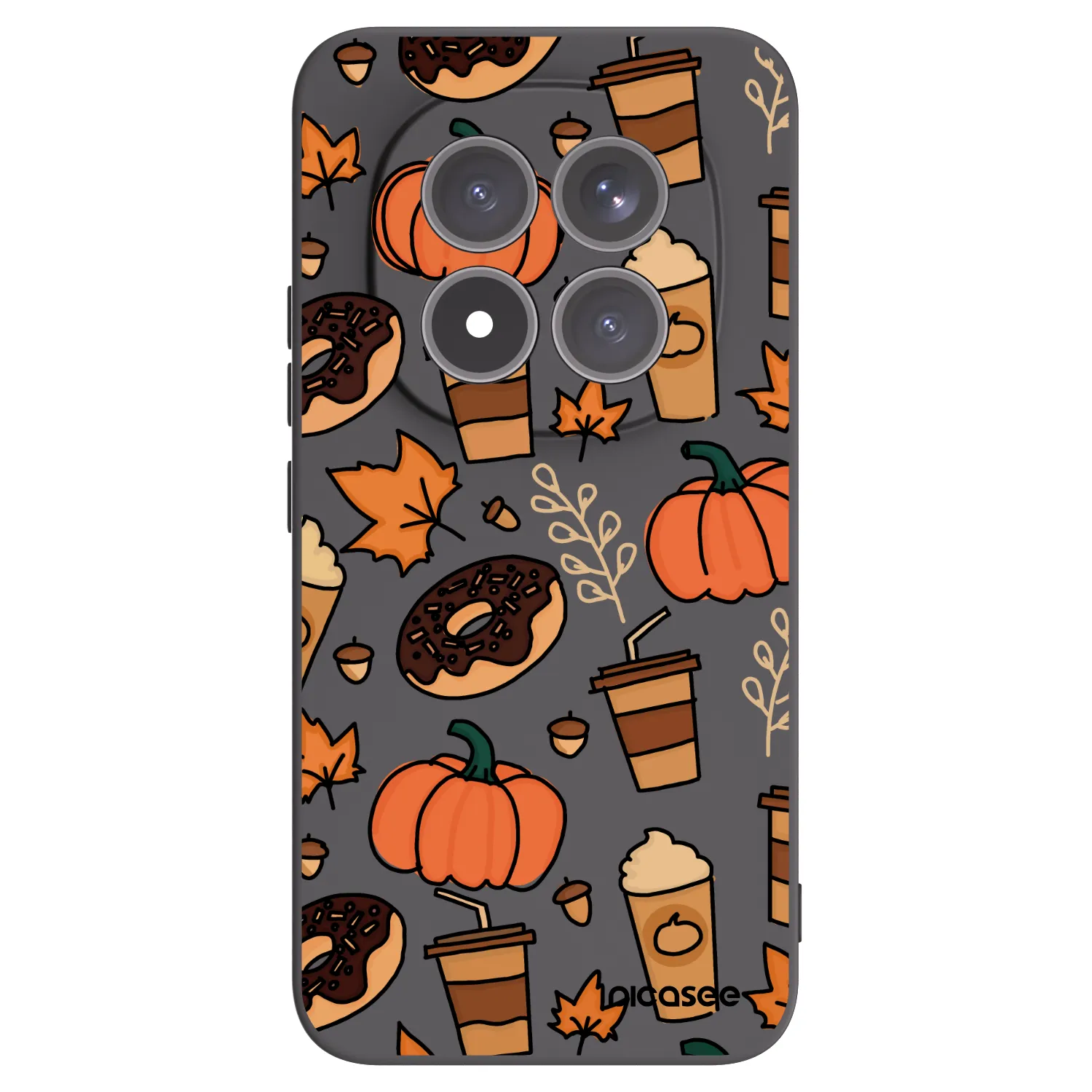 Picasee silikonski črni ovitek za Xiaomi Redmi Note 15 Pro+ - Fallovers