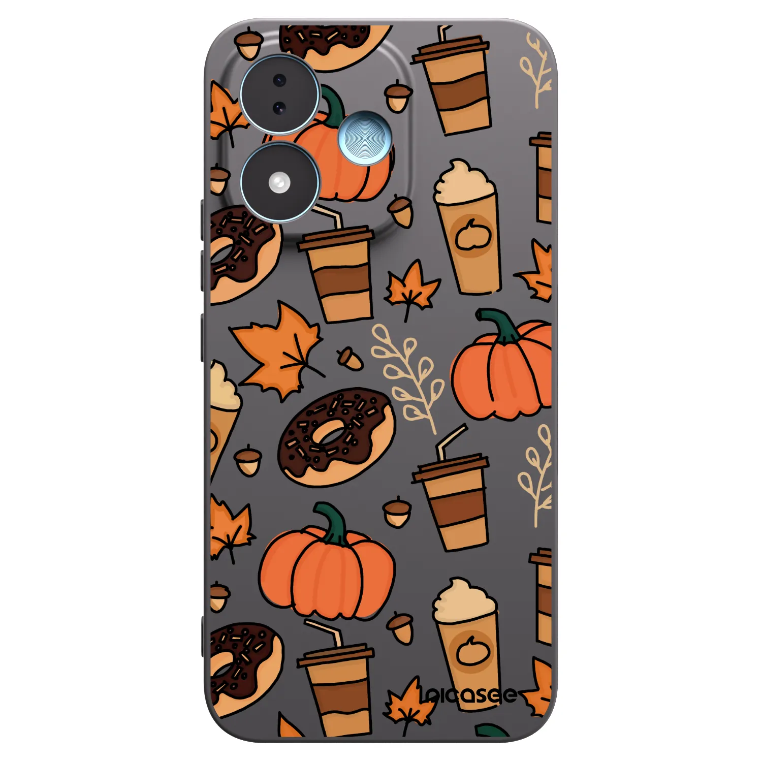 Picasee silikonski črni ovitek za Xiaomi Redmi Note 17 5G - Fallovers