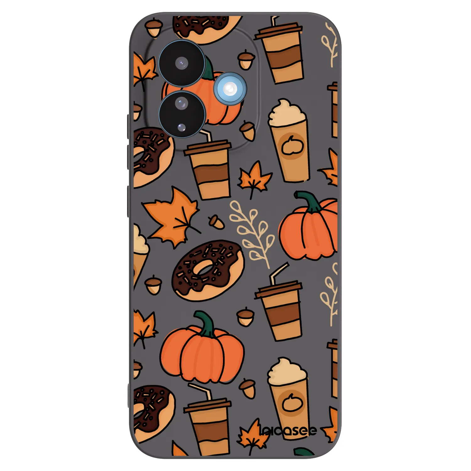 Picasee silikonski črni ovitek za Xiaomi Redmi Note 17 Pro 5G - Fallovers