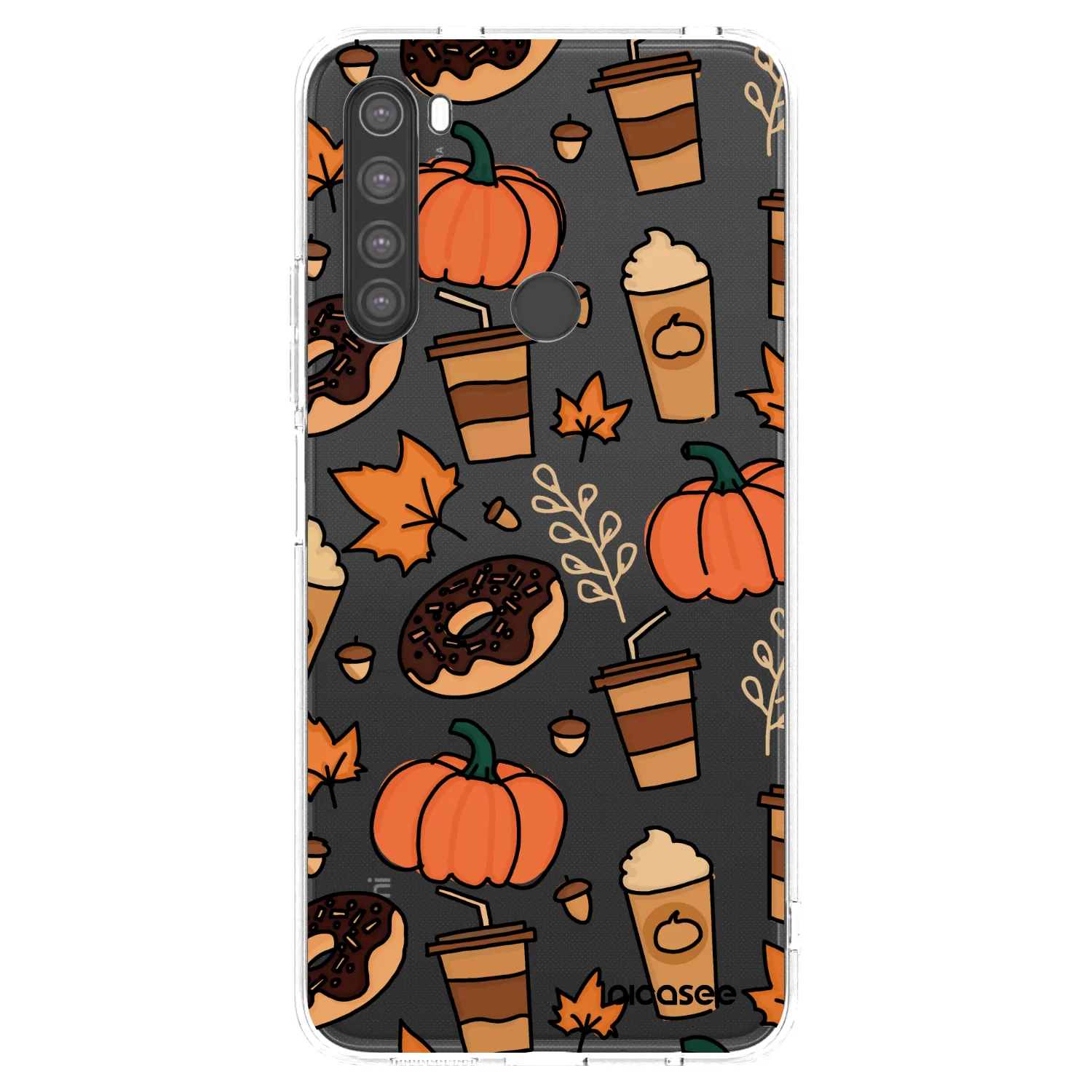 Picasee silikonski prozorni ovitek za Xiaomi Redmi Note 8 - Fallovers