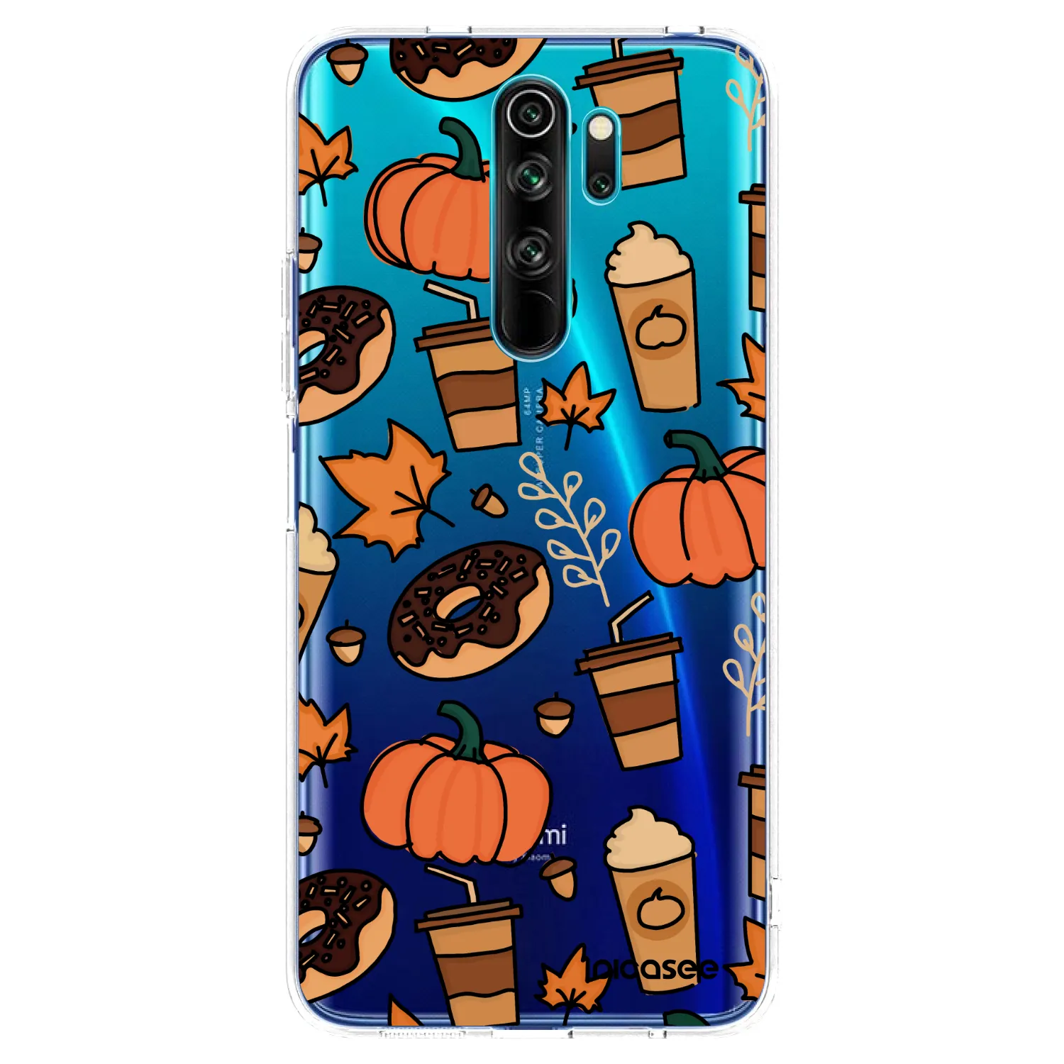 Picasee silikonski prozorni ovitek za Xiaomi Redmi Note 8 Pro - Fallovers