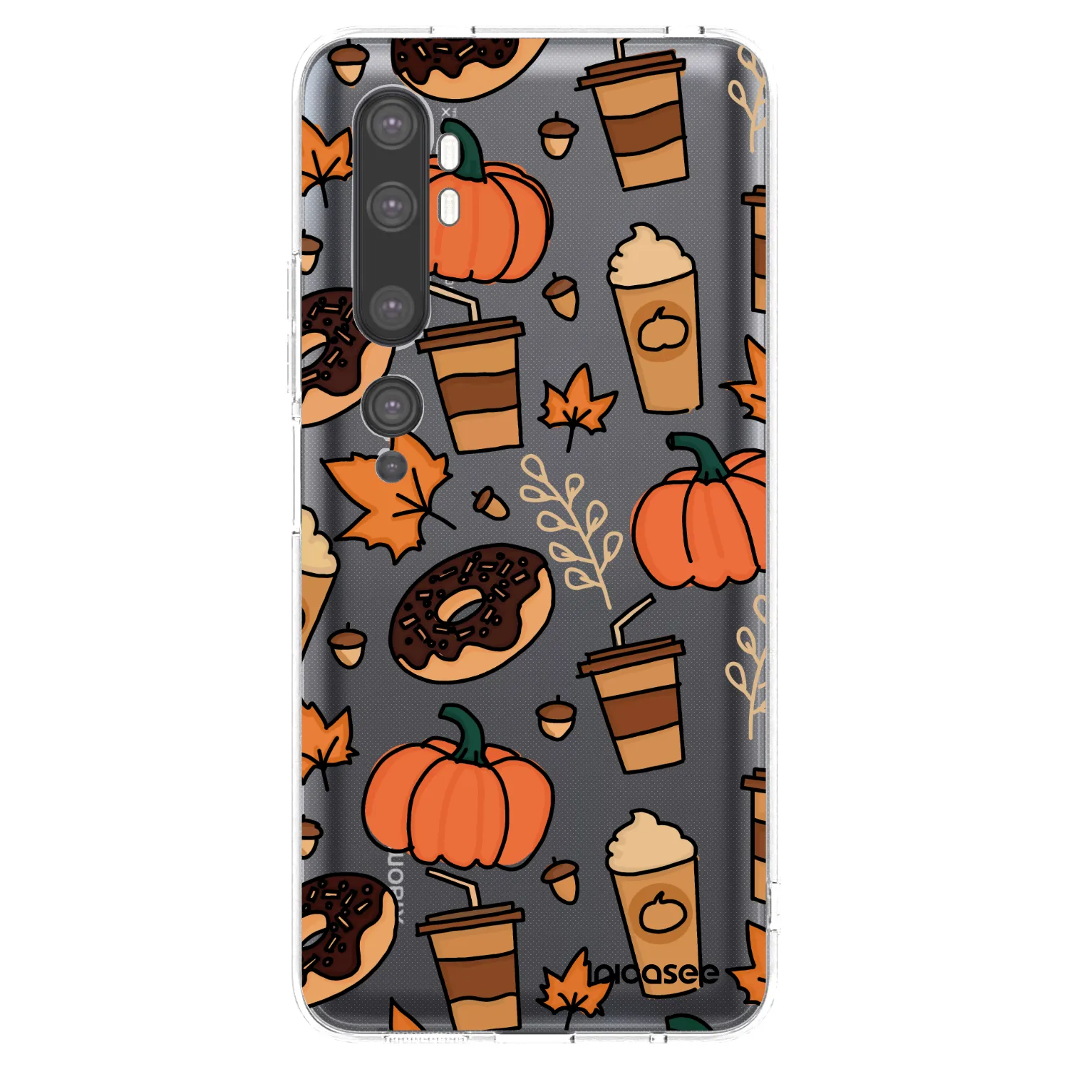 Picasee silikonski prozorni ovitek za Xiaomi Mi Note 10 (Pro) - Fallovers