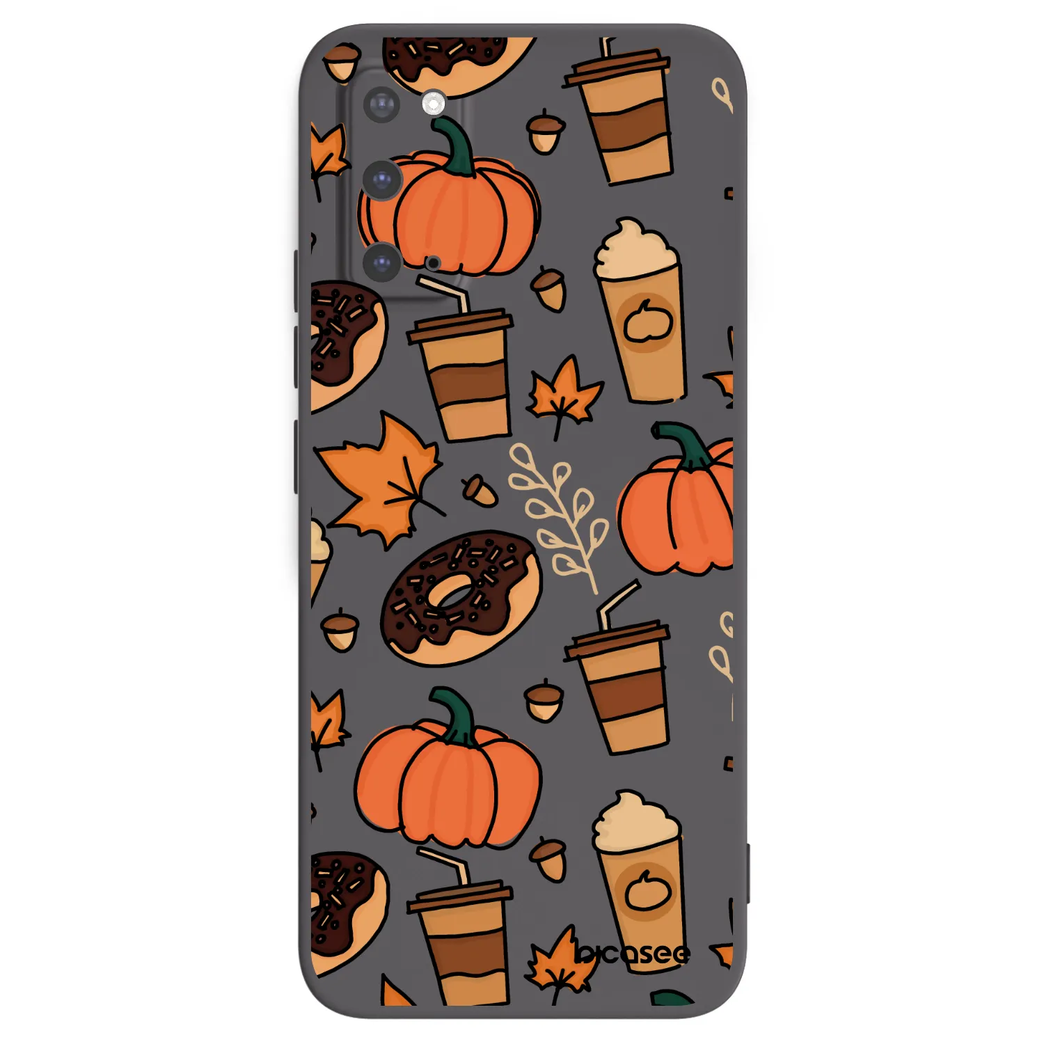 Picasee silikonski črni ovitek za Samsung Galaxy S20 G980F - Fallovers