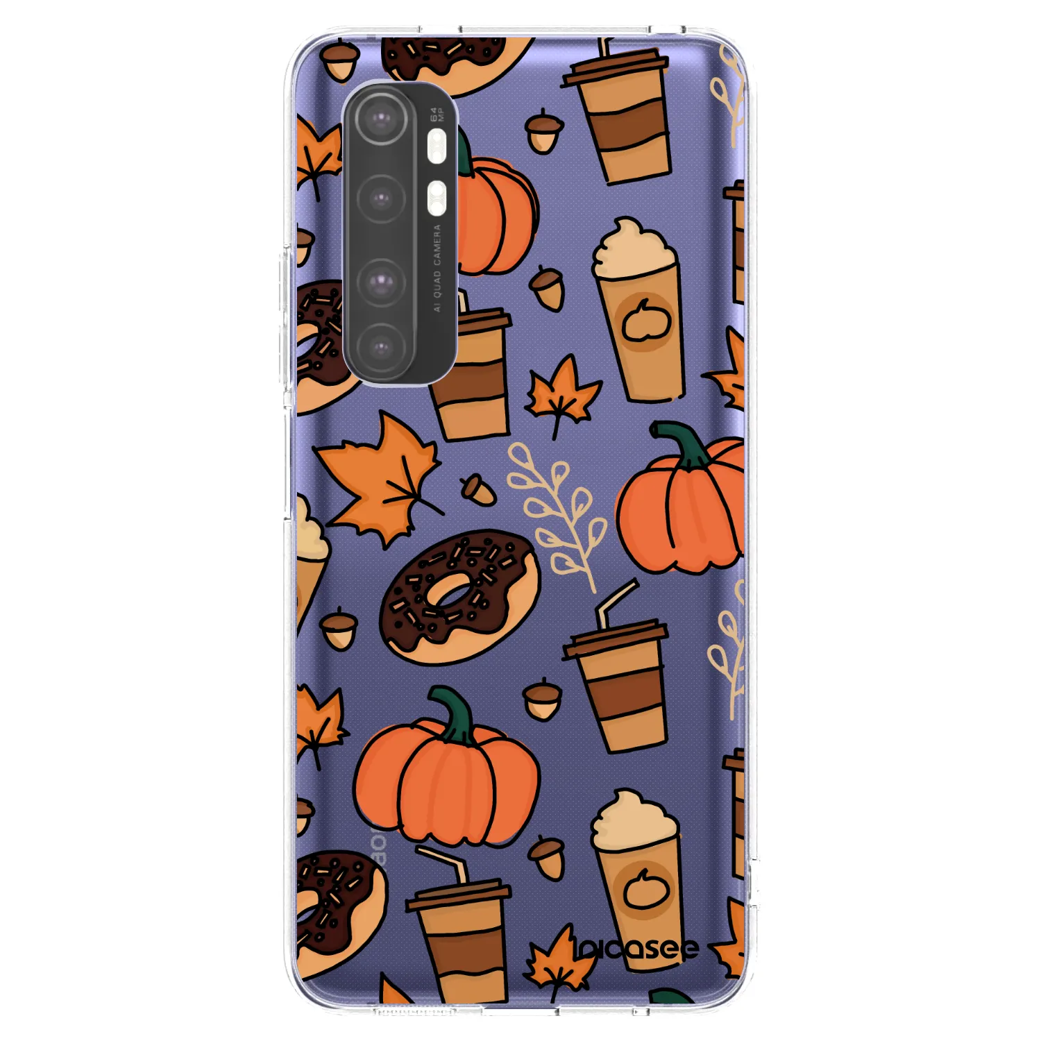 Picasee silikonski prozorni ovitek za Xiaomi Mi Note 10 Lite - Fallovers