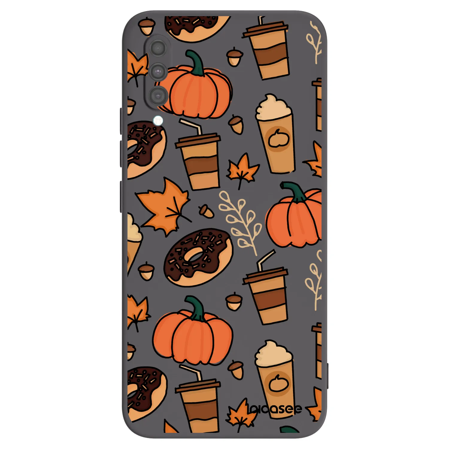 Picasee silikonski črni ovitek za Samsung Galaxy A30s A307F - Fallovers